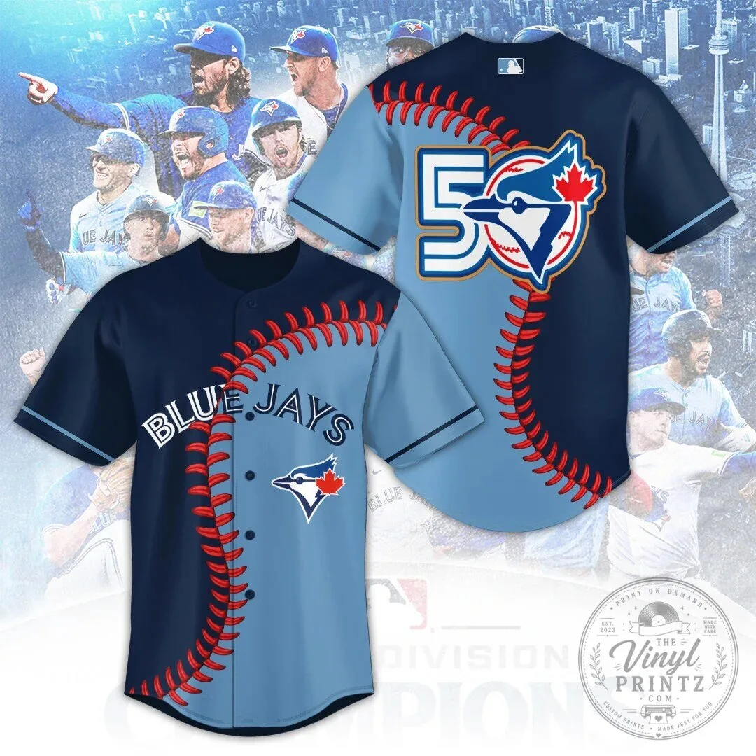 Toronto Blue Jays Baseball Jersey 50th Anniversary Edition
