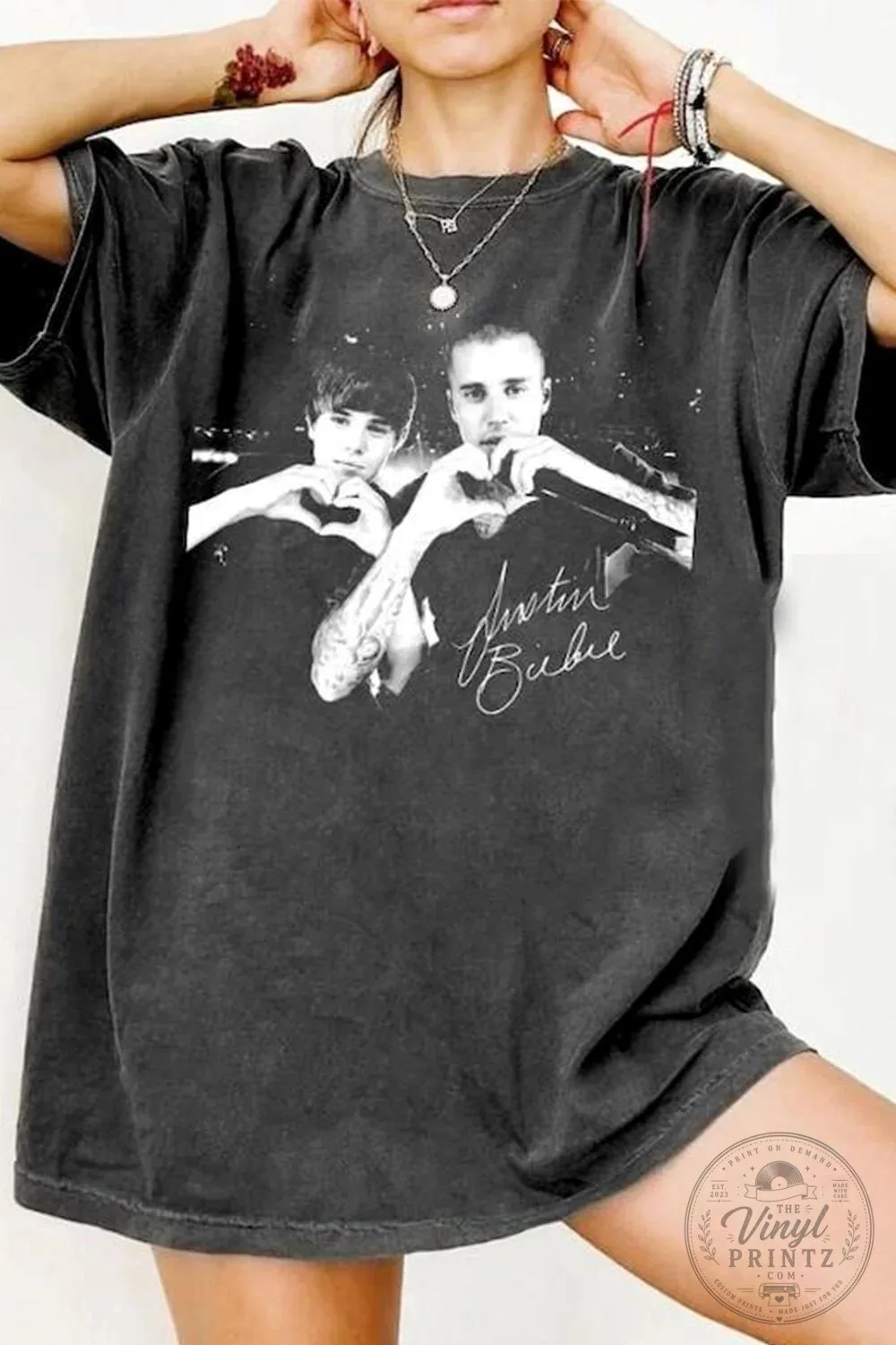 Justin Bieber Shirt, Vintage Style Justin Bieber Fan T-Shirt
