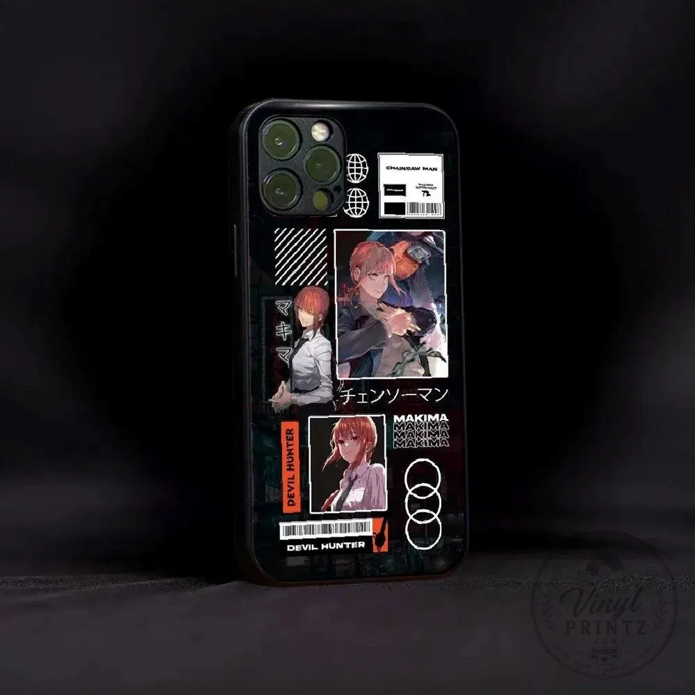 Chainsaw Man Makima Devil Hunter Anime Character Phone Case