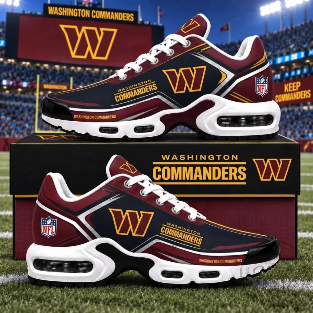 Washington Commanders NFL Fan Gear Air Max Style Sneakers Washington Commanders NFL Fan Gear Air Max Style Sneakers