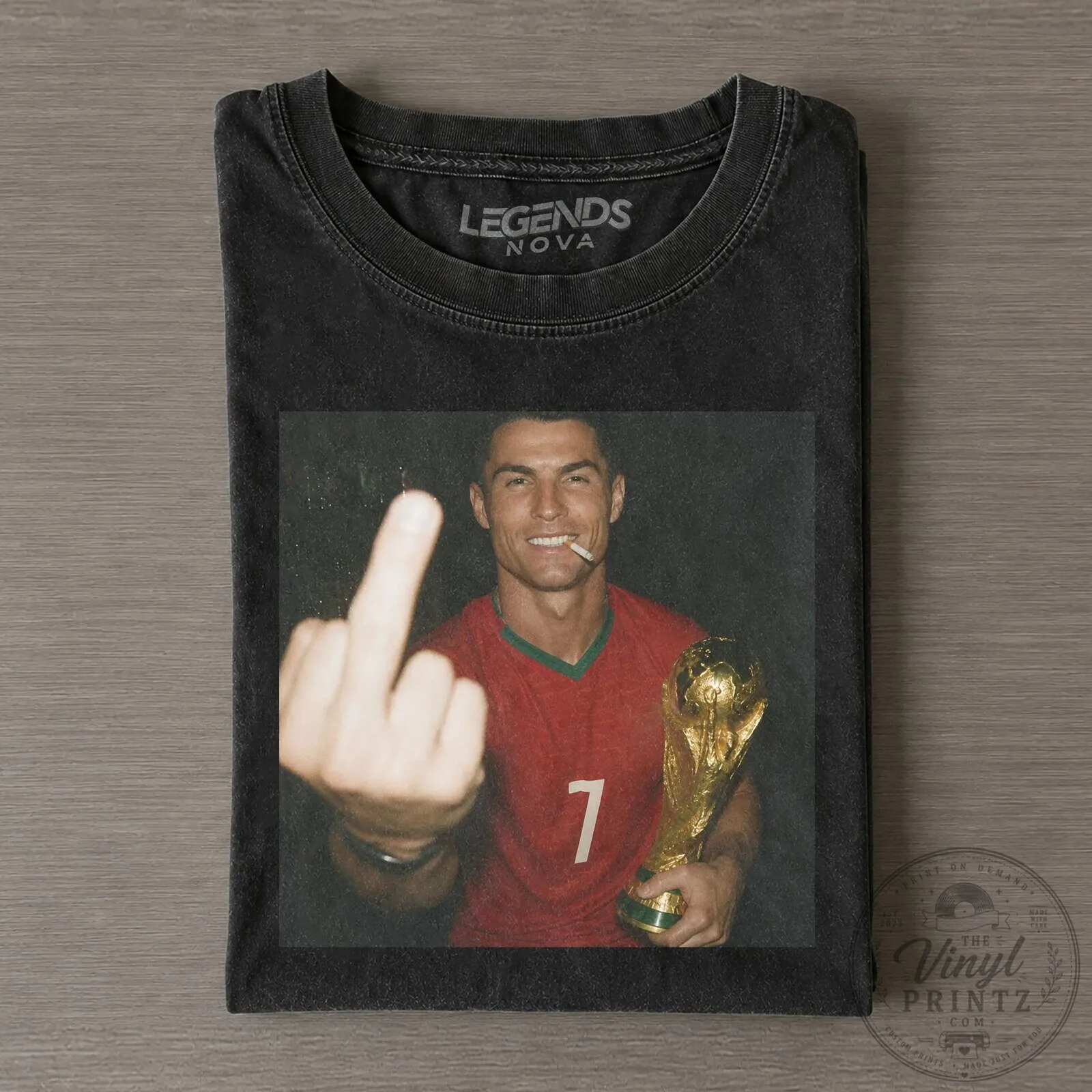 Cristiano Ronaldo Portugal Football World Cup Champion T-Shirt