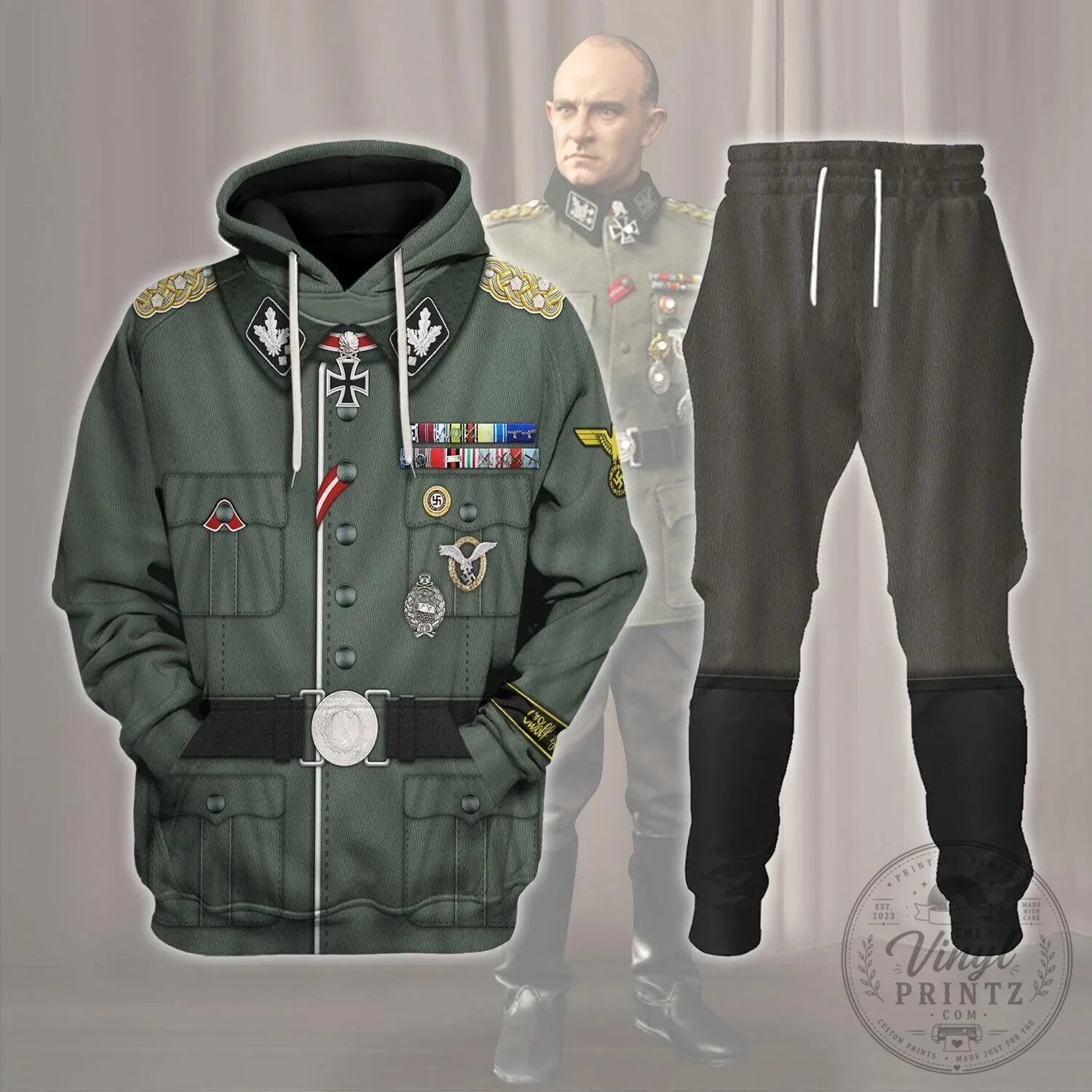 Josef Sepp Dietrich German Politician Uniform Hoodie Sweatshirt Tracksuit