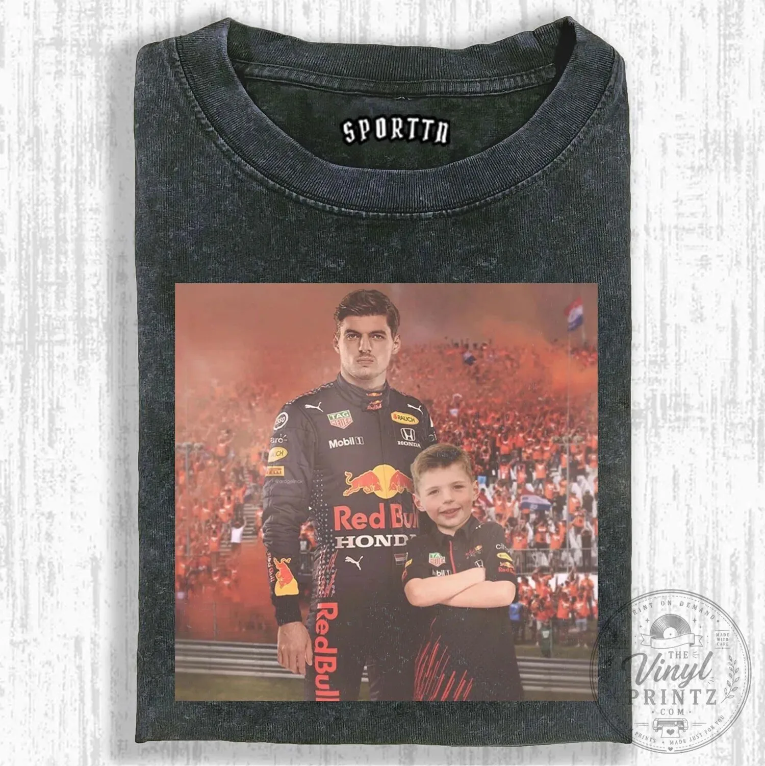 Max Verstappen T-Shirt for Formula 1 Racing Champions