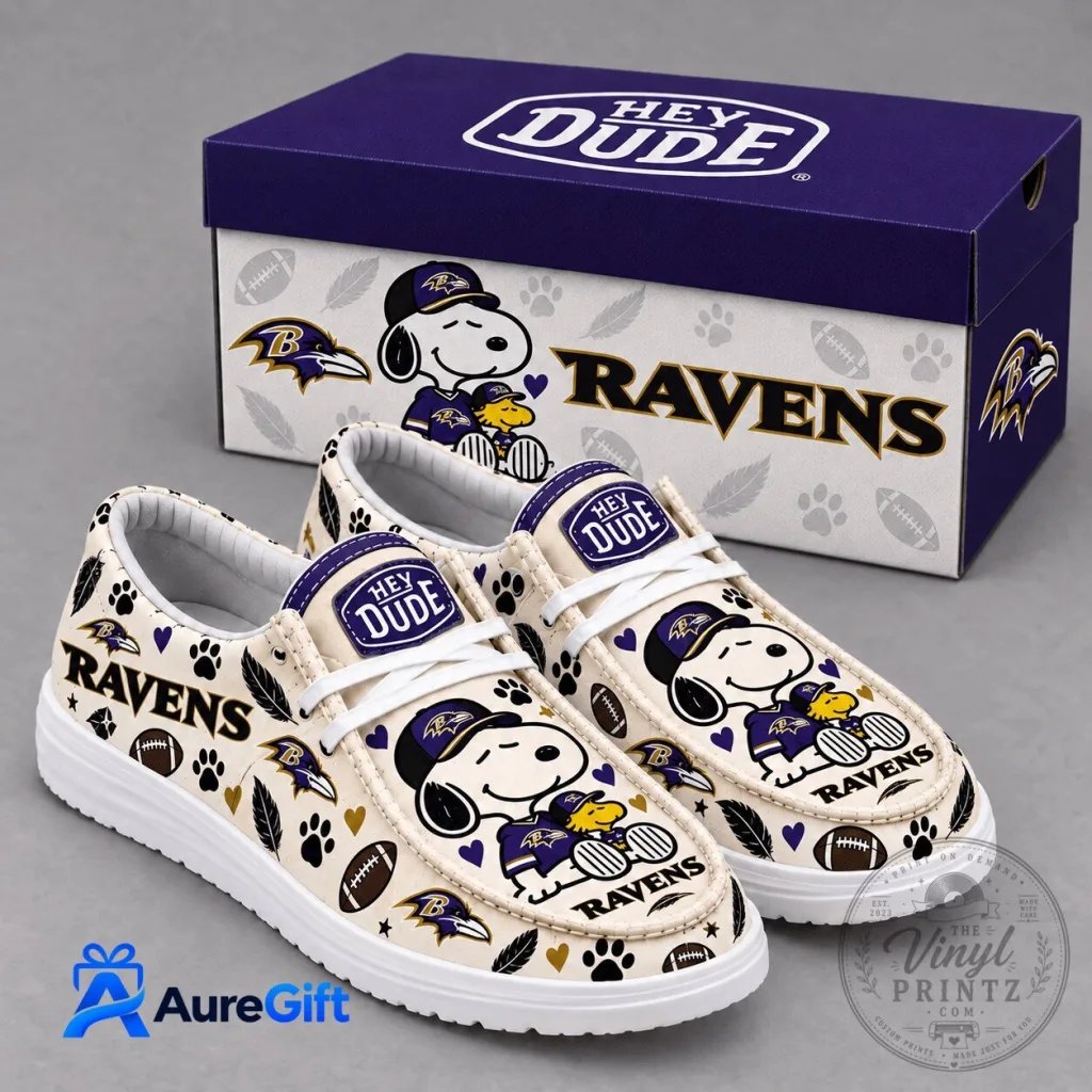 Baltimore Ravens Snoopy Football Fan Shoes Baltimore Ravens Snoopy Football Fan Shoes