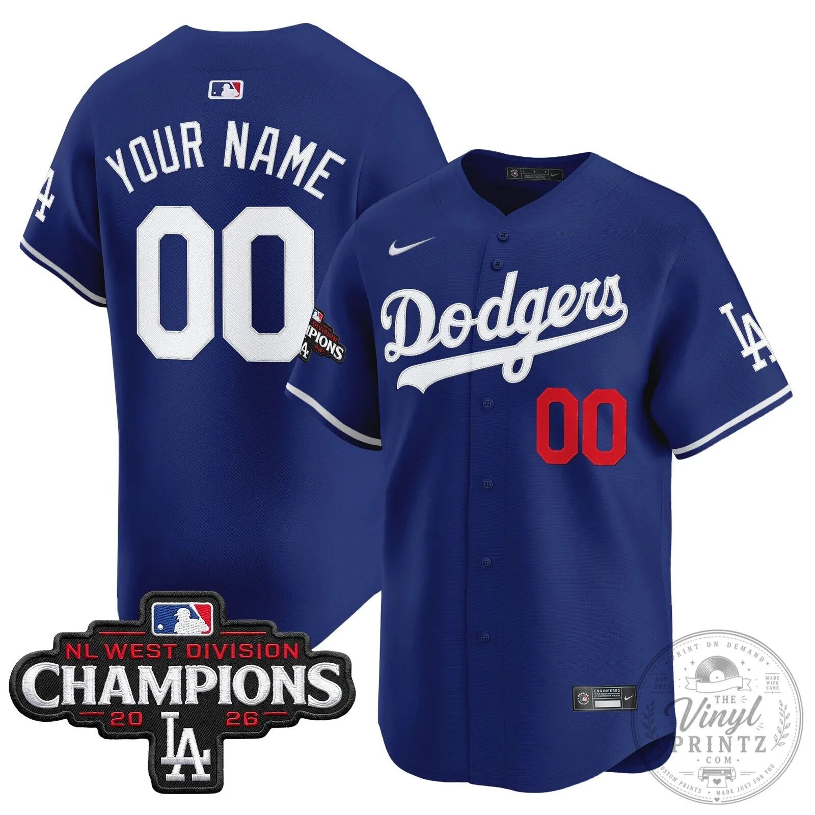 Baseball Jersey for NL West Division Champions - Los Angeles Dodgers 5 Baseball Jersey for NL West Division Champions - Los Angeles Dodgers