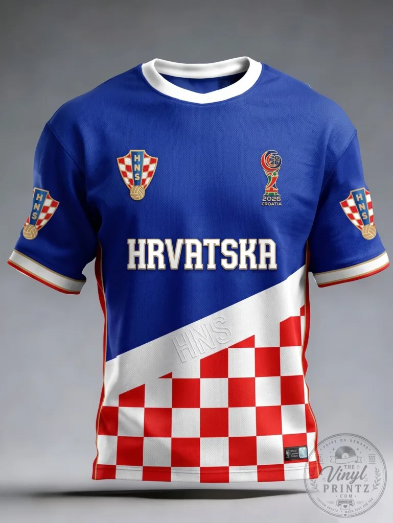 Soccer Jersey for Fans of the Croatia National Football Team 87 Soccer Jersey for Fans of the Croatia National Football Team