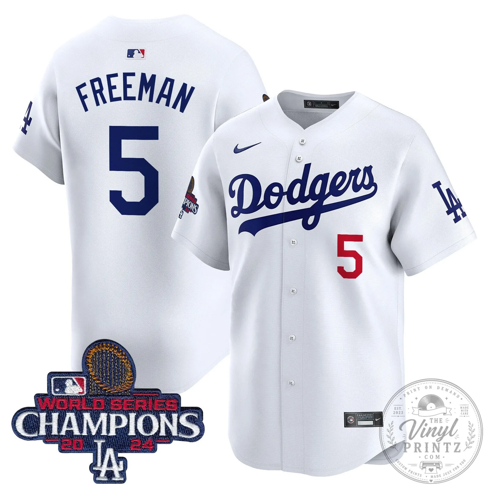 Los Angeles Dodgers Fernando Valenzuela 2024 World Series Champions Baseball Jersey 66 Los Angeles Dodgers Fernando Valenzuela 2024 World Series Champions Baseball Jersey