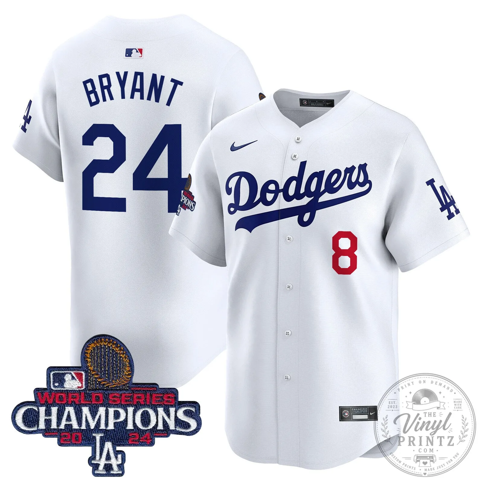 Los Angeles Dodgers Fernando Valenzuela 2024 World Series Champions Baseball Jersey 68 Los Angeles Dodgers Fernando Valenzuela 2024 World Series Champions Baseball Jersey