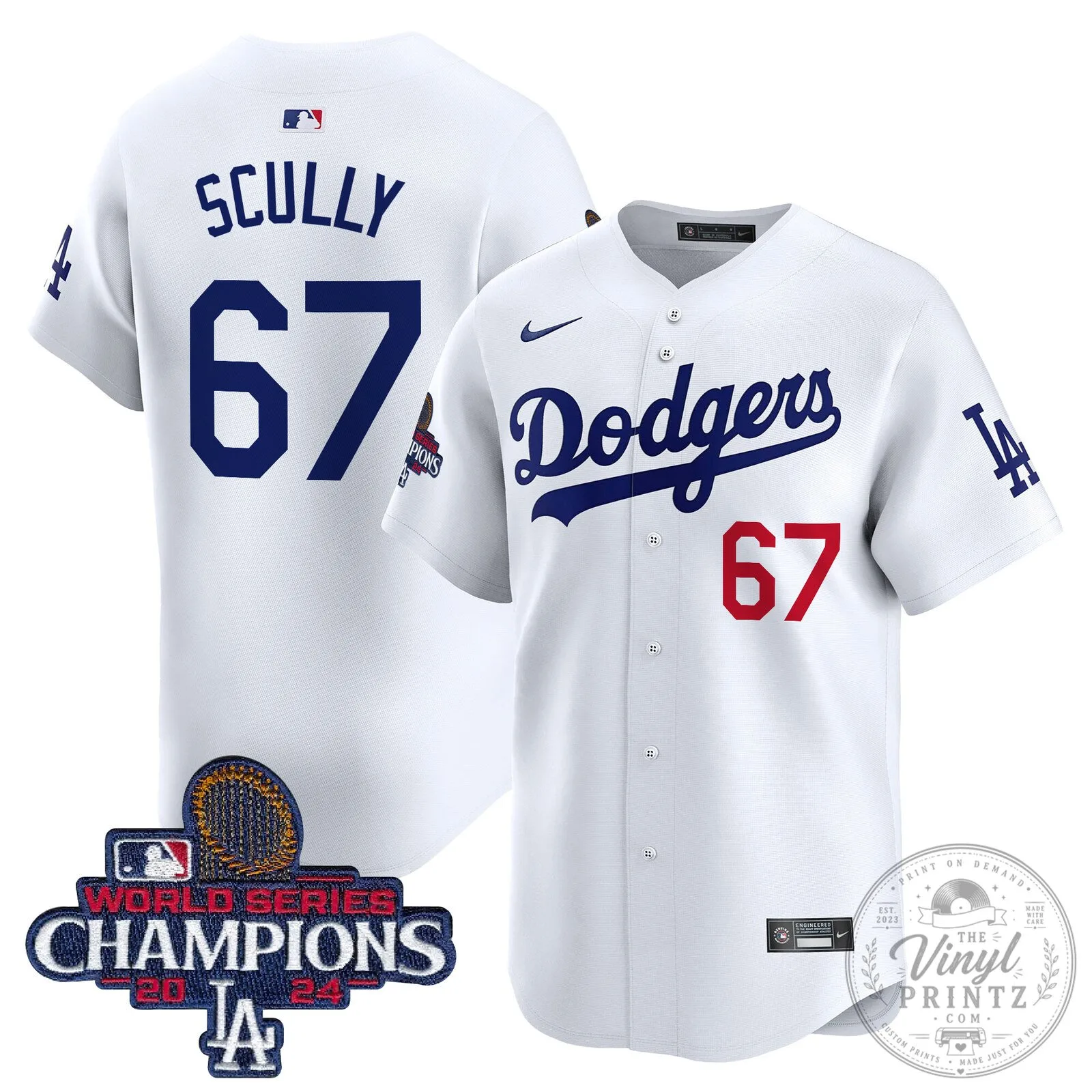 Los Angeles Dodgers Fernando Valenzuela 2024 World Series Champions Baseball Jersey 69 Los Angeles Dodgers Fernando Valenzuela 2024 World Series Champions Baseball Jersey