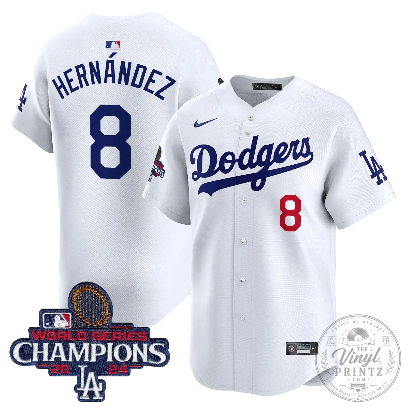 Los Angeles Dodgers Fernando Valenzuela 2024 World Series Champions Baseball Jersey 70 Los Angeles Dodgers Fernando Valenzuela 2024 World Series Champions Baseball Jersey