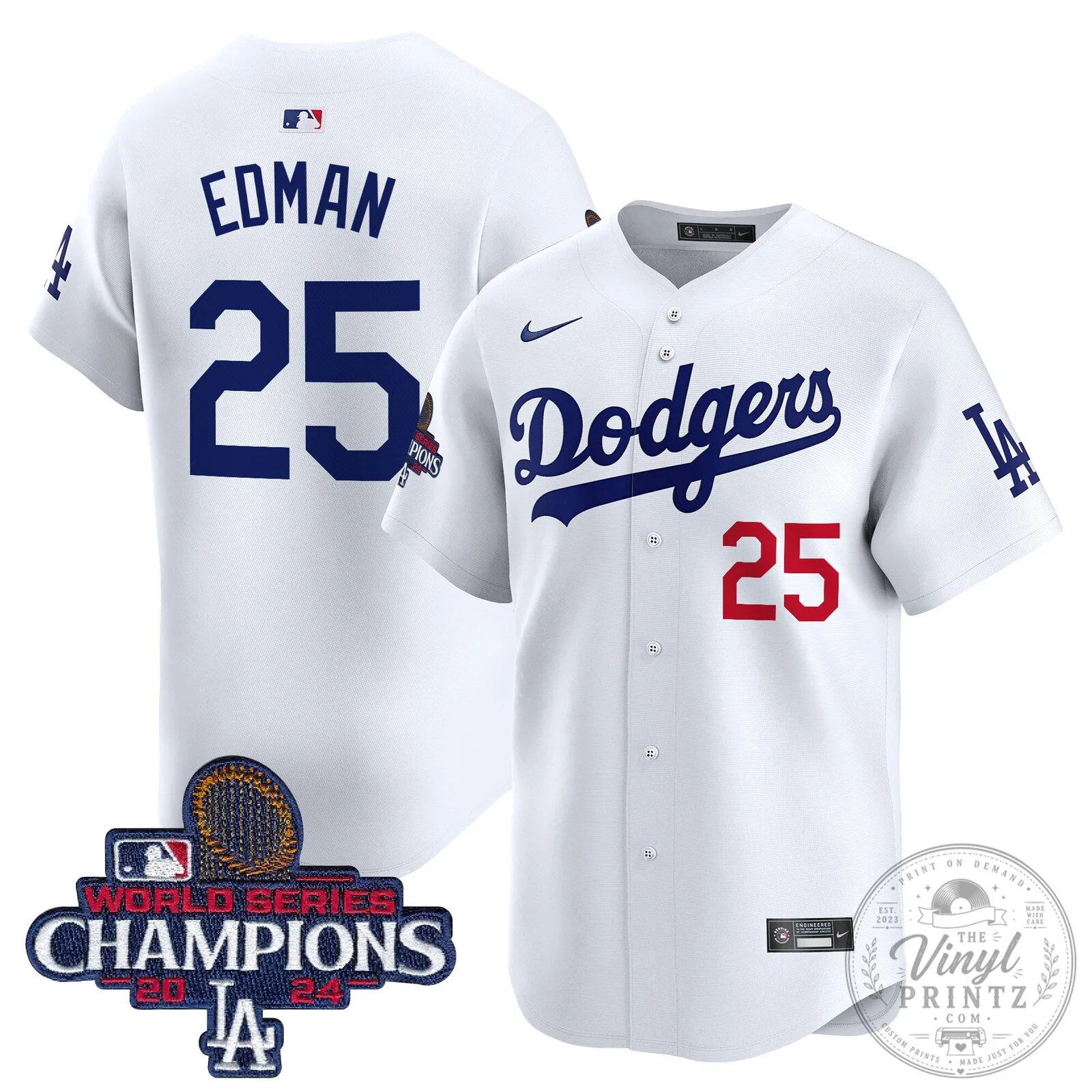 Los Angeles Dodgers Fernando Valenzuela 2024 World Series Champions Baseball Jersey 72 Los Angeles Dodgers Fernando Valenzuela 2024 World Series Champions Baseball Jersey