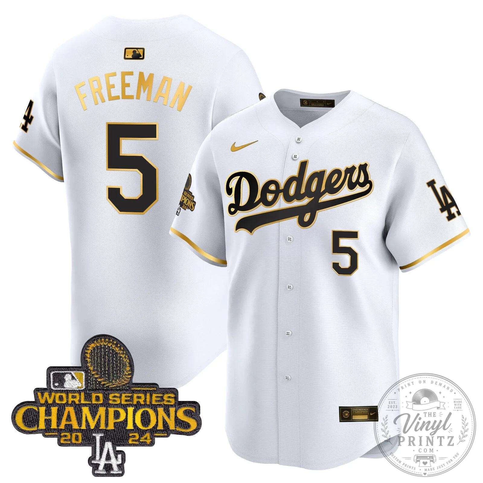 Los Angeles Dodgers Fernando Valenzuela 2024 World Series Champions Baseball Jersey 116 Los Angeles Dodgers Fernando Valenzuela 2024 World Series Champions Baseball Jersey