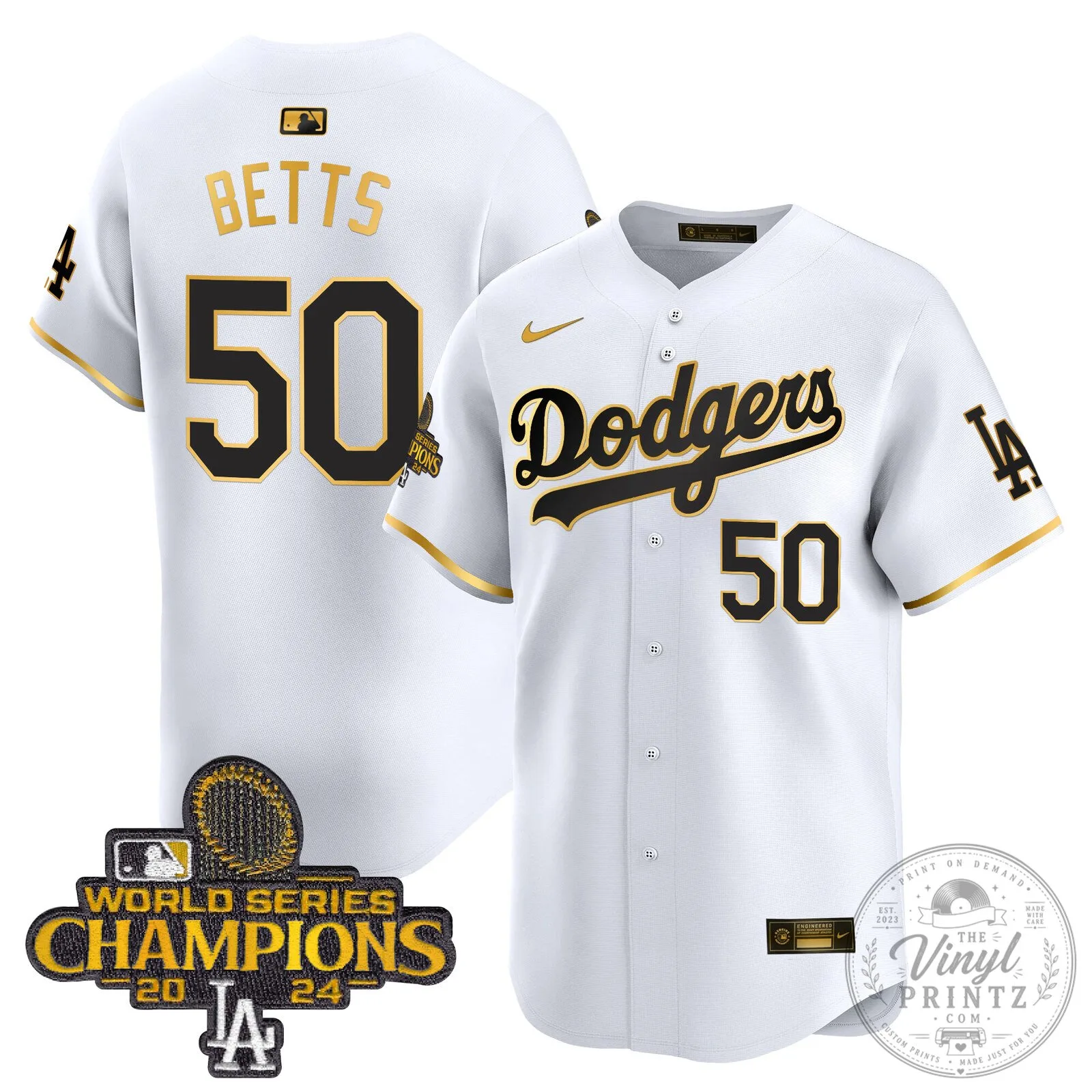 Los Angeles Dodgers Fernando Valenzuela 2024 World Series Champions Baseball Jersey 117 Los Angeles Dodgers Fernando Valenzuela 2024 World Series Champions Baseball Jersey