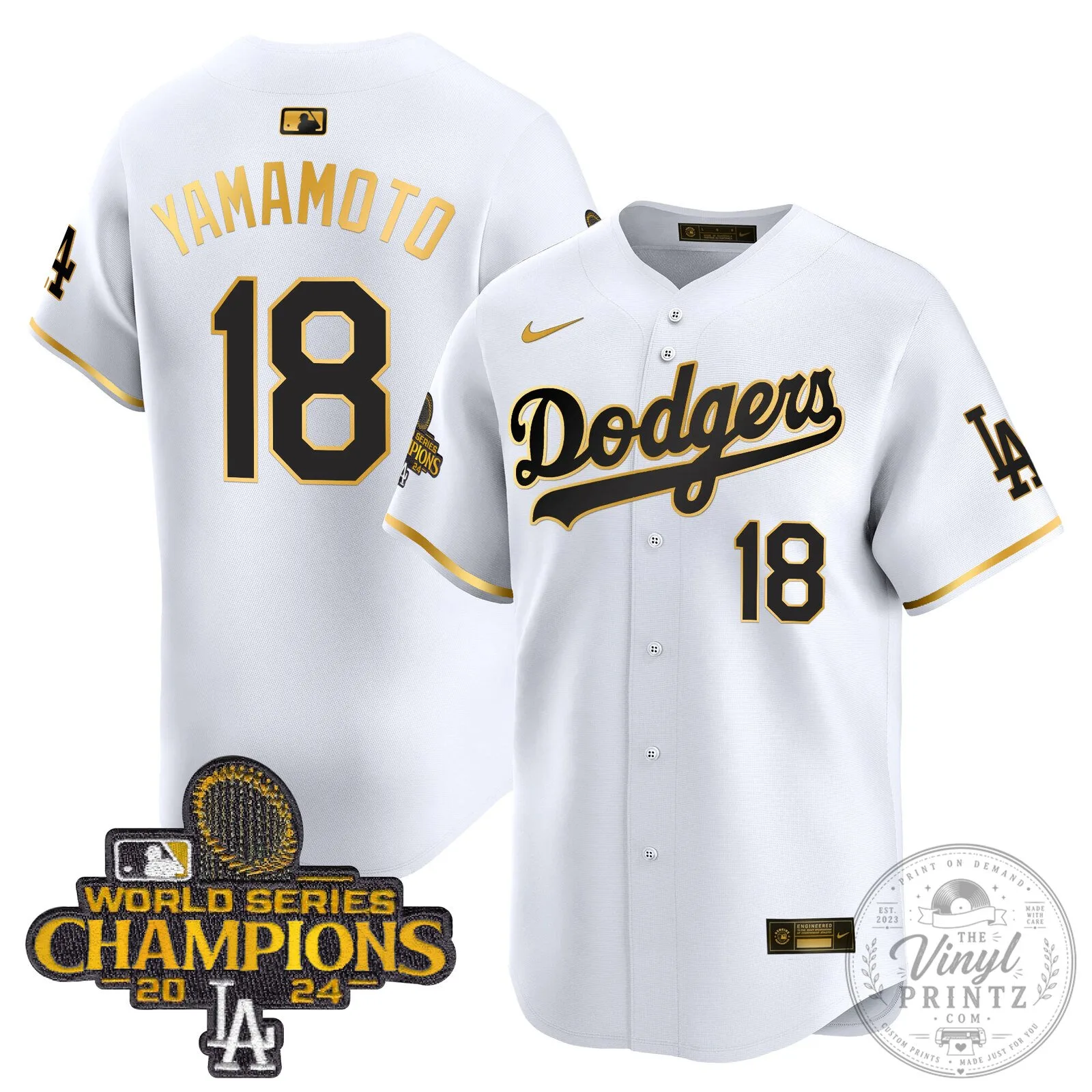 Los Angeles Dodgers Fernando Valenzuela 2024 World Series Champions Baseball Jersey 121 Los Angeles Dodgers Fernando Valenzuela 2024 World Series Champions Baseball Jersey
