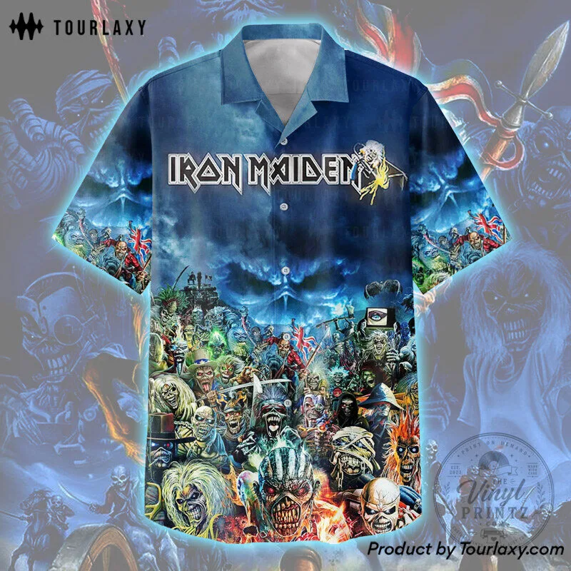 Iron Maiden Run For Your Lives Heavy Metal Band Hawaiian Shirt 8 Iron Maiden Run For Your Lives Heavy Metal Band Hawaiian Shirt