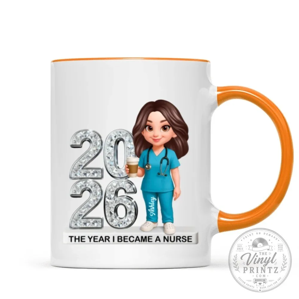 Personalized Nurse Graduation Year 2026 Coffee Mug, Healthcare Worker Gift 30 Personalized Nurse Graduation Year 2026 Coffee Mug, Healthcare Worker Gift