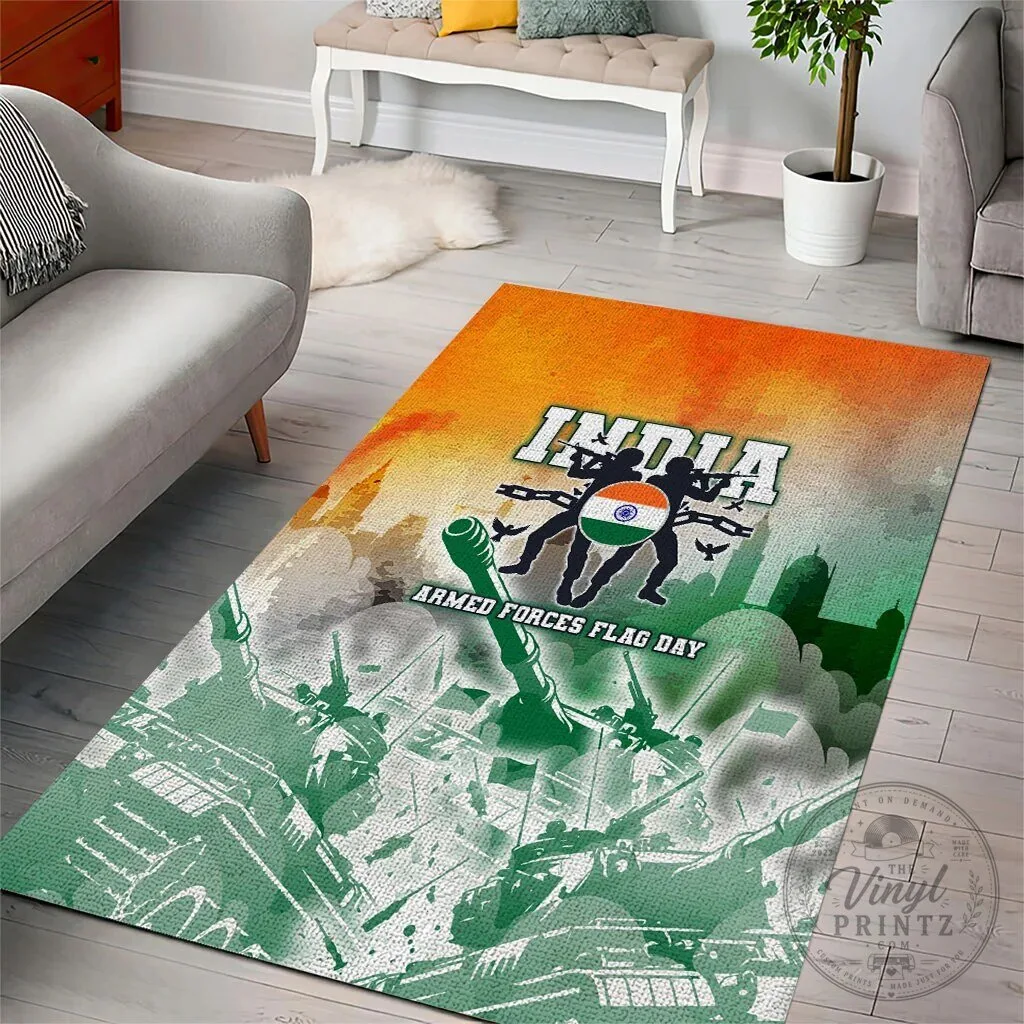 India Armed Forces Flag Day Military Indian Flag Silhouette Area Rug 10 India Armed Forces Flag Day Military Indian Flag Silhouette Area Rug