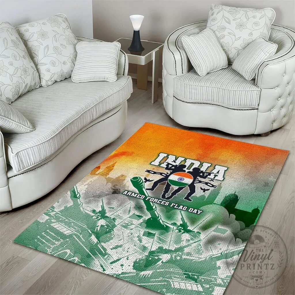 India Armed Forces Flag Day Military Indian Flag Silhouette Area Rug 12 India Armed Forces Flag Day Military Indian Flag Silhouette Area Rug