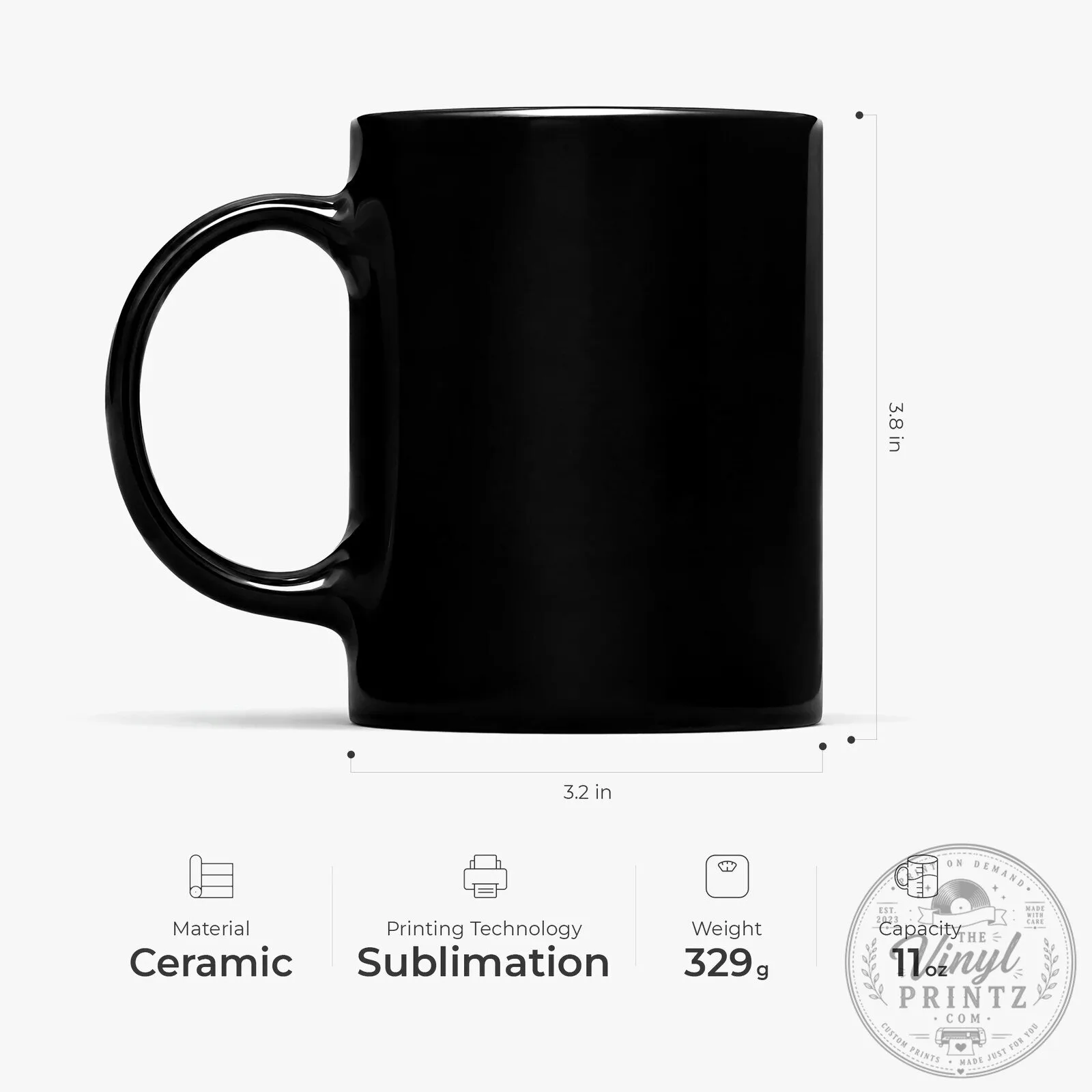 Personalized Daddy Fist Bump Black Coffee Mug with Kids Names 11 Personalized Daddy Fist Bump Black Coffee Mug with Kids Names