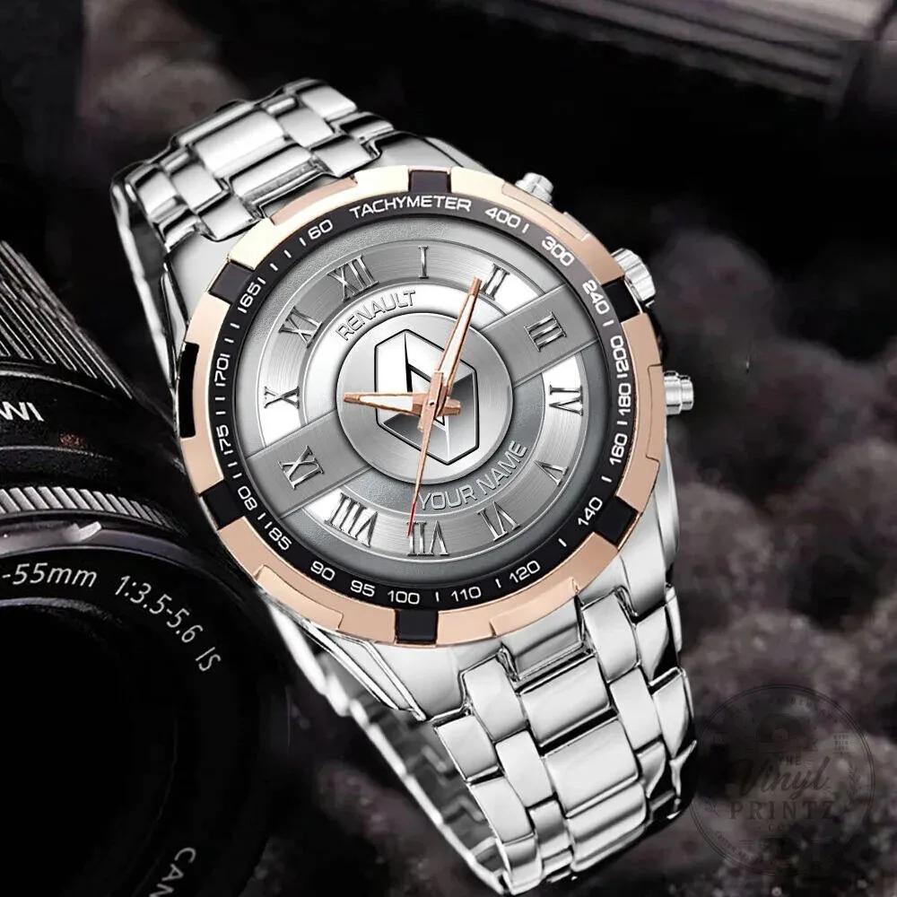 Renault Custom Name Elegant Fashion Design Silver Stainless Steel Watch 16 Renault Custom Name Elegant Fashion Design Silver Stainless Steel Watch