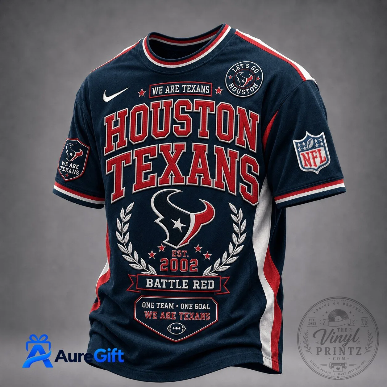 Houston Texans NFL Football Fan Classic Game Day Premium T-Shirt