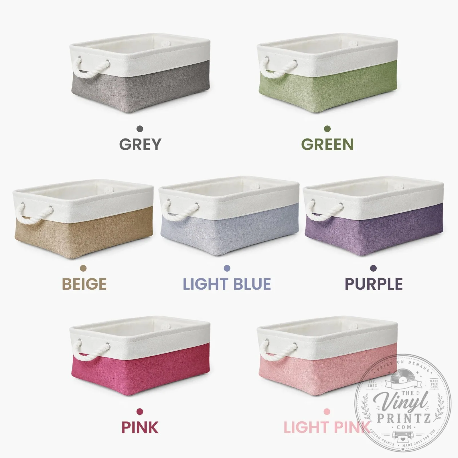 Personalized Highland Cow Baby Girl Nursery Storage Basket 14 Personalized Highland Cow Baby Girl Nursery Storage Basket