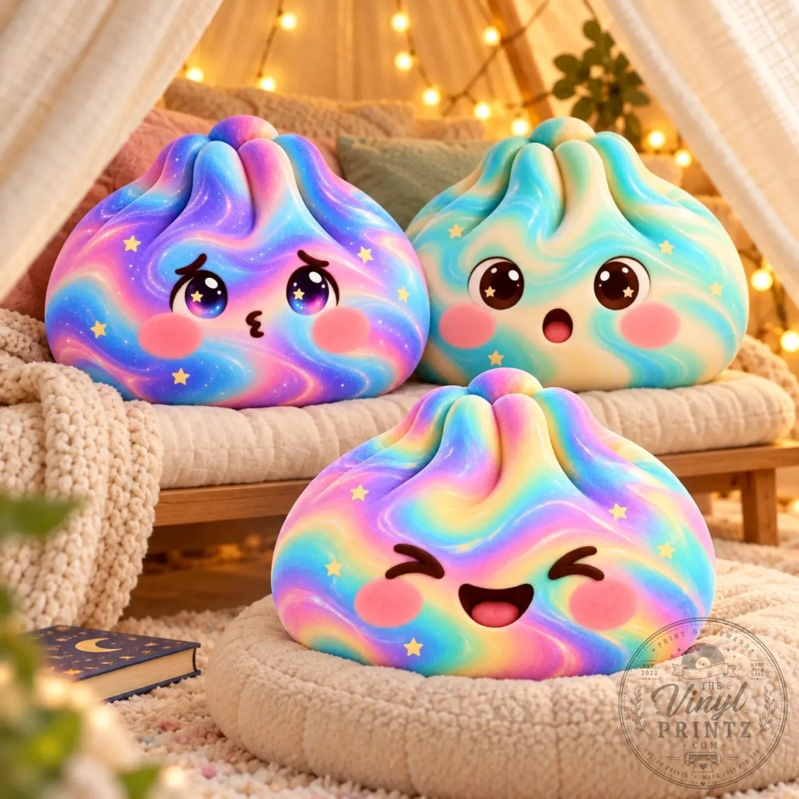Kawaii Rainbow Cloud Character Shaped Decorative Pillow 12 Kawaii Rainbow Cloud Character Shaped Decorative Pillow