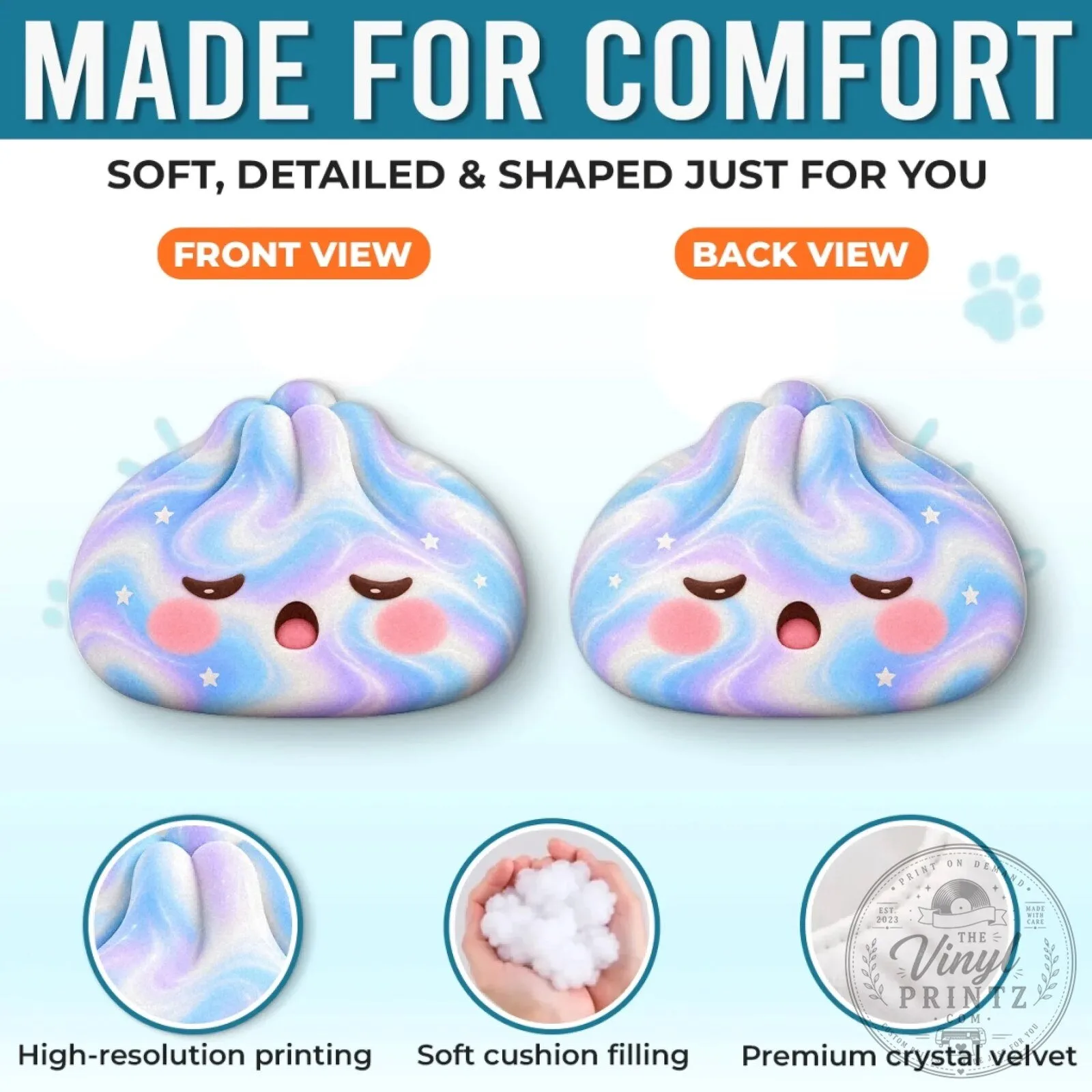 Kawaii Rainbow Cloud Character Shaped Decorative Pillow 15 Kawaii Rainbow Cloud Character Shaped Decorative Pillow