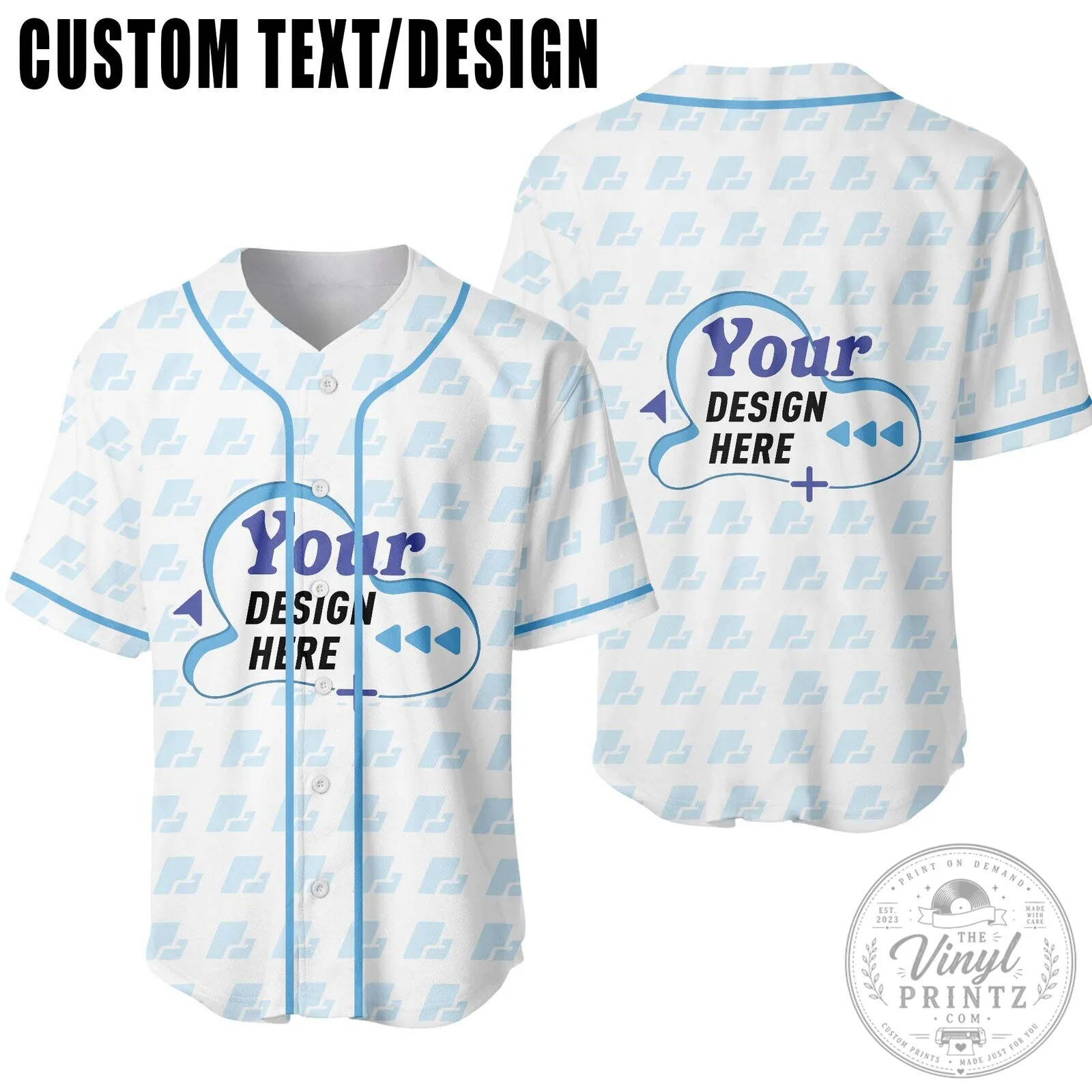 Custom Personalized Baseball Jersey with Your Design Here 6 Custom Personalized Baseball Jersey with Your Design Here