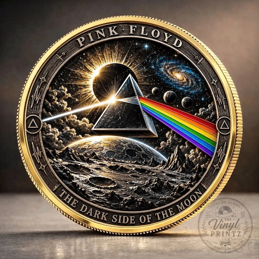 Commemorative Coin Featuring Artwork from Pink Floyd's The Dark Side of the Moon Album 21 Commemorative Coin Featuring Artwork from Pink Floyd's The Dark Side of the Moon Album