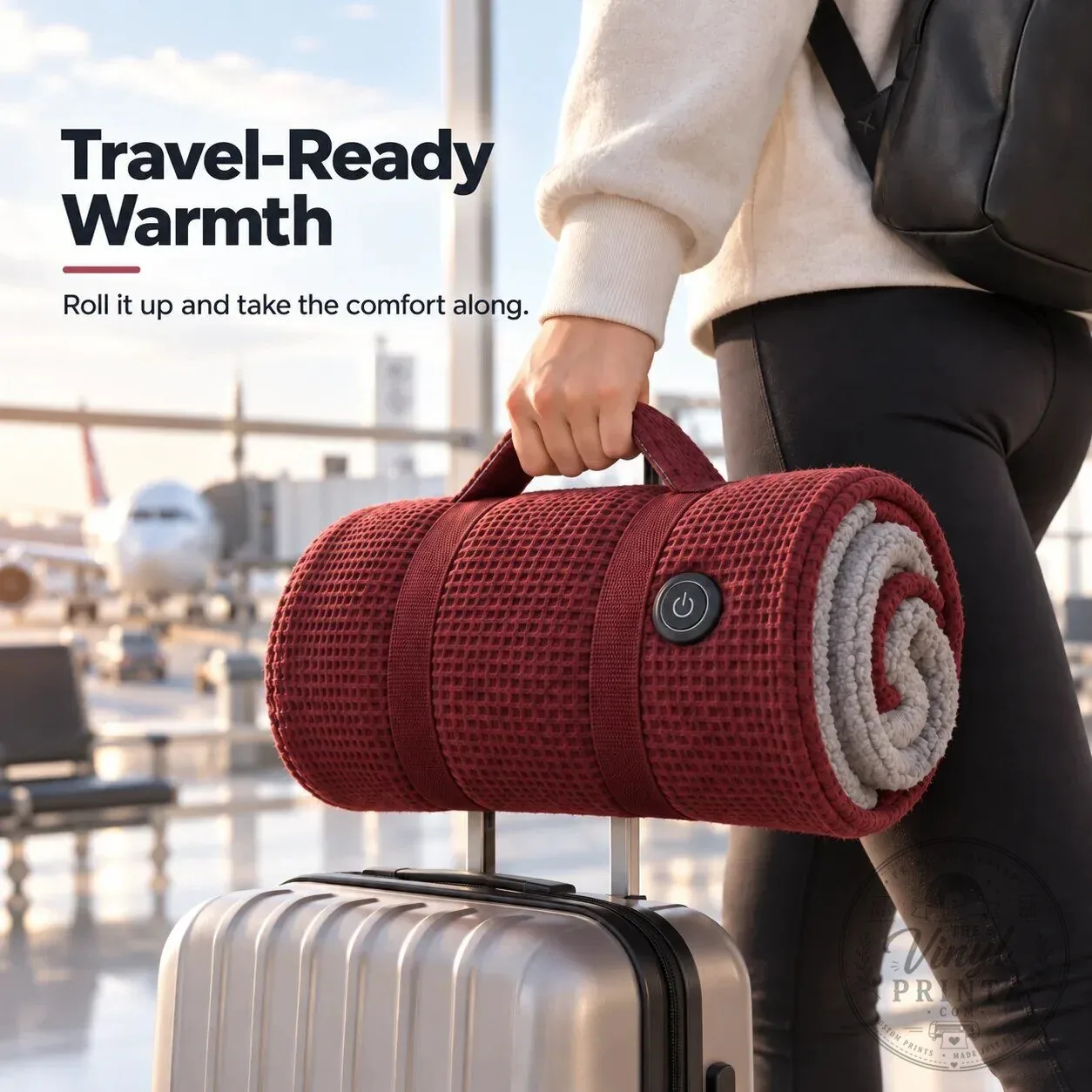 Heated Wearable Blanket for Travel and Airport Comfort, Hands-Free Warmth 15 Heated Wearable Blanket for Travel and Airport Comfort, Hands-Free Warmth
