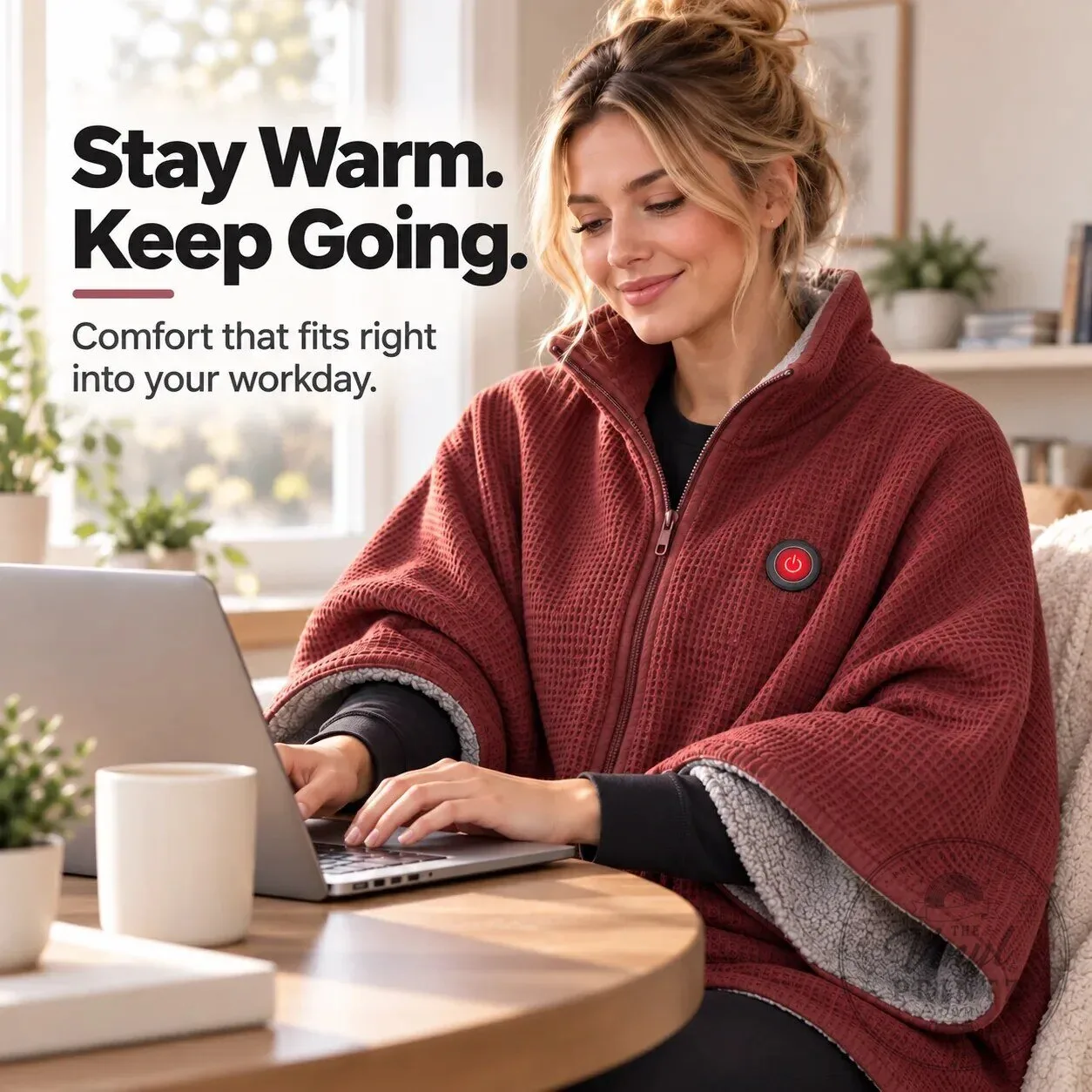 Heated Wearable Blanket for Travel and Airport Comfort, Hands-Free Warmth 24 Heated Wearable Blanket for Travel and Airport Comfort, Hands-Free Warmth
