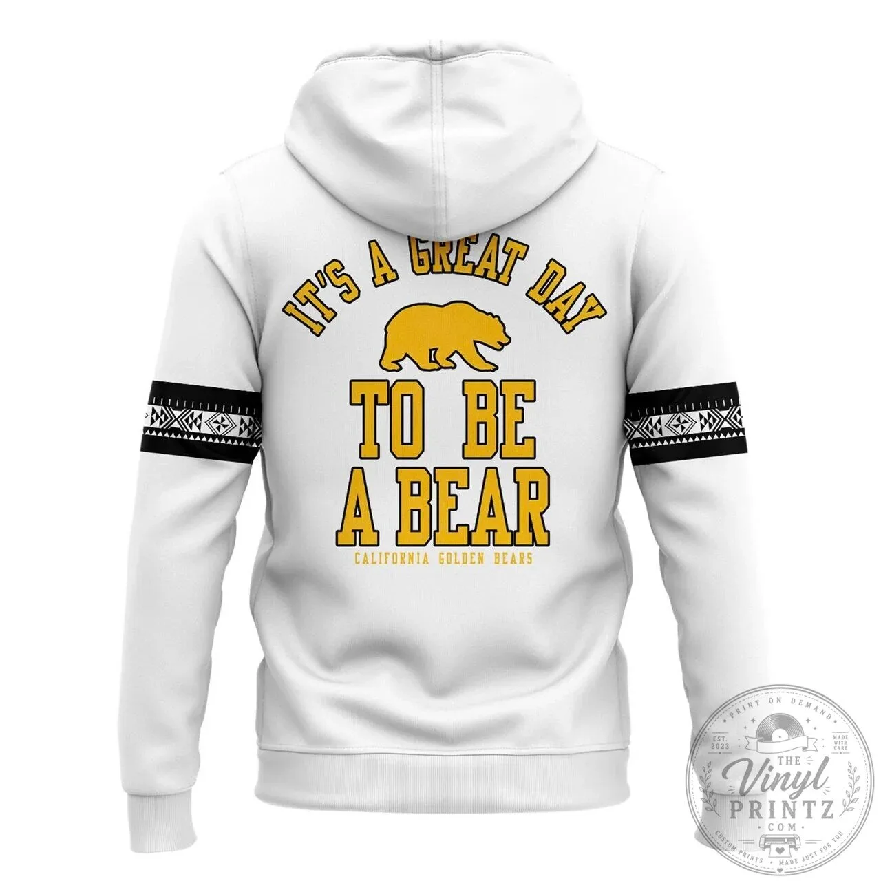 Cal Football Golden Bears White Full-Zip Hoodie for Men and Women 10 Cal Football Golden Bears White Full-Zip Hoodie for Men and Women