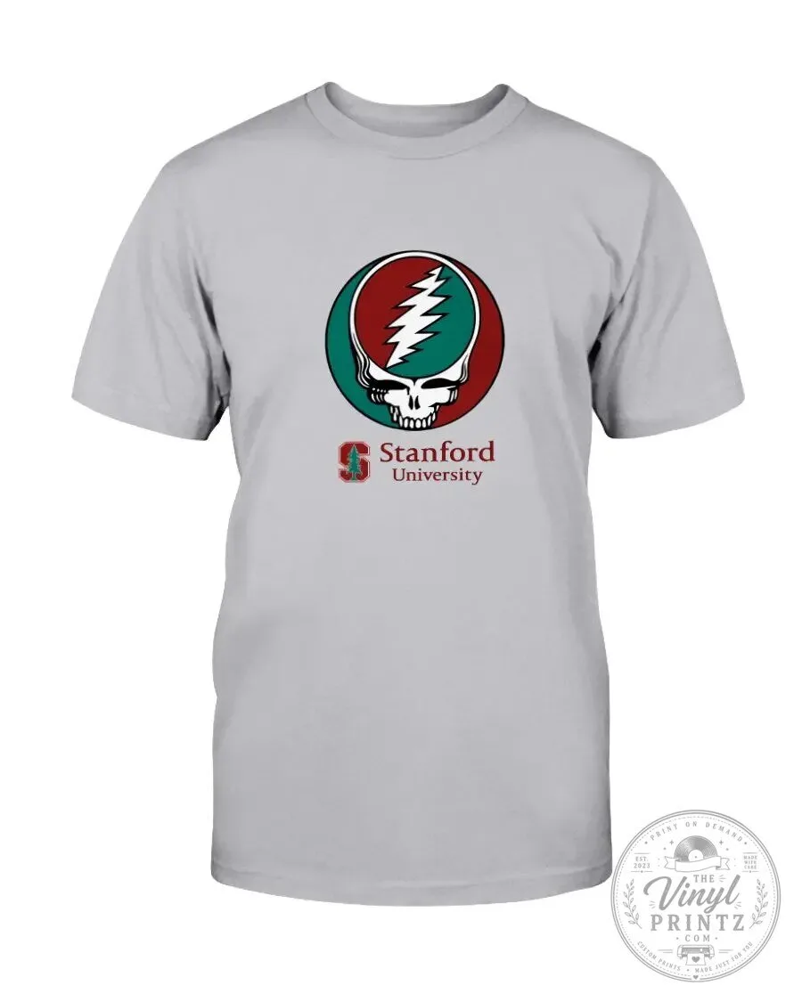 Stanford University Grateful Dead Steal Your Face Logo White T-Shirt 14 Stanford University Grateful Dead Steal Your Face Logo White T-Shirt