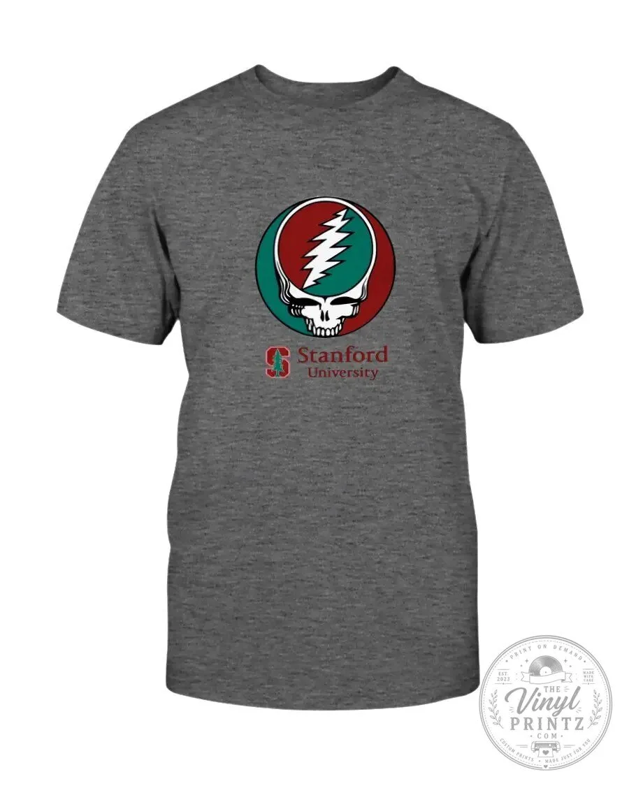 Stanford University Grateful Dead Steal Your Face Logo White T-Shirt 15 Stanford University Grateful Dead Steal Your Face Logo White T-Shirt