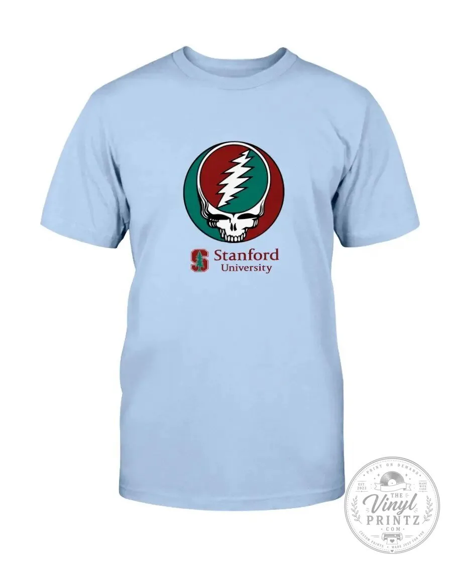 Stanford University Grateful Dead Steal Your Face Logo White T-Shirt 18 Stanford University Grateful Dead Steal Your Face Logo White T-Shirt