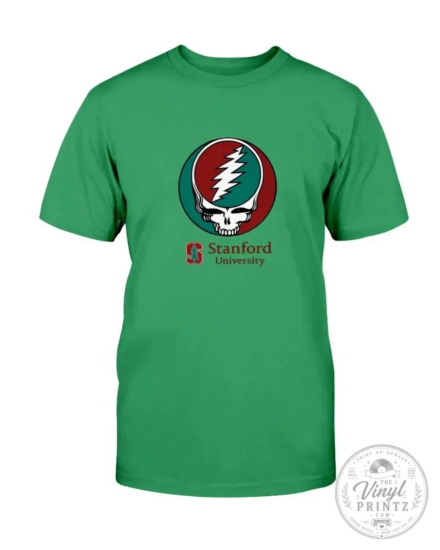 Stanford University Grateful Dead Steal Your Face Logo White T-Shirt 21 Stanford University Grateful Dead Steal Your Face Logo White T-Shirt
