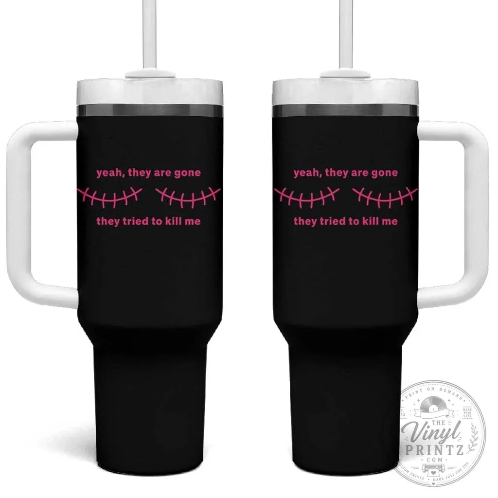 Mastectomy Breast Cancer Awareness Survivor Quote Tumbler With Handle