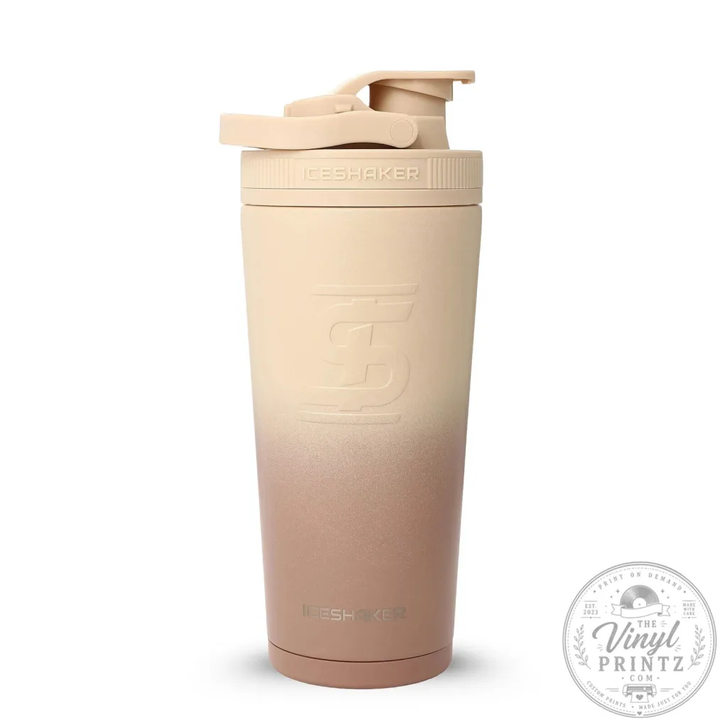 Mocha Ombre Insulated Stainless Steel Protein Shaker Bottle Mocha Ombre Insulated Stainless Steel Protein Shaker Bottle