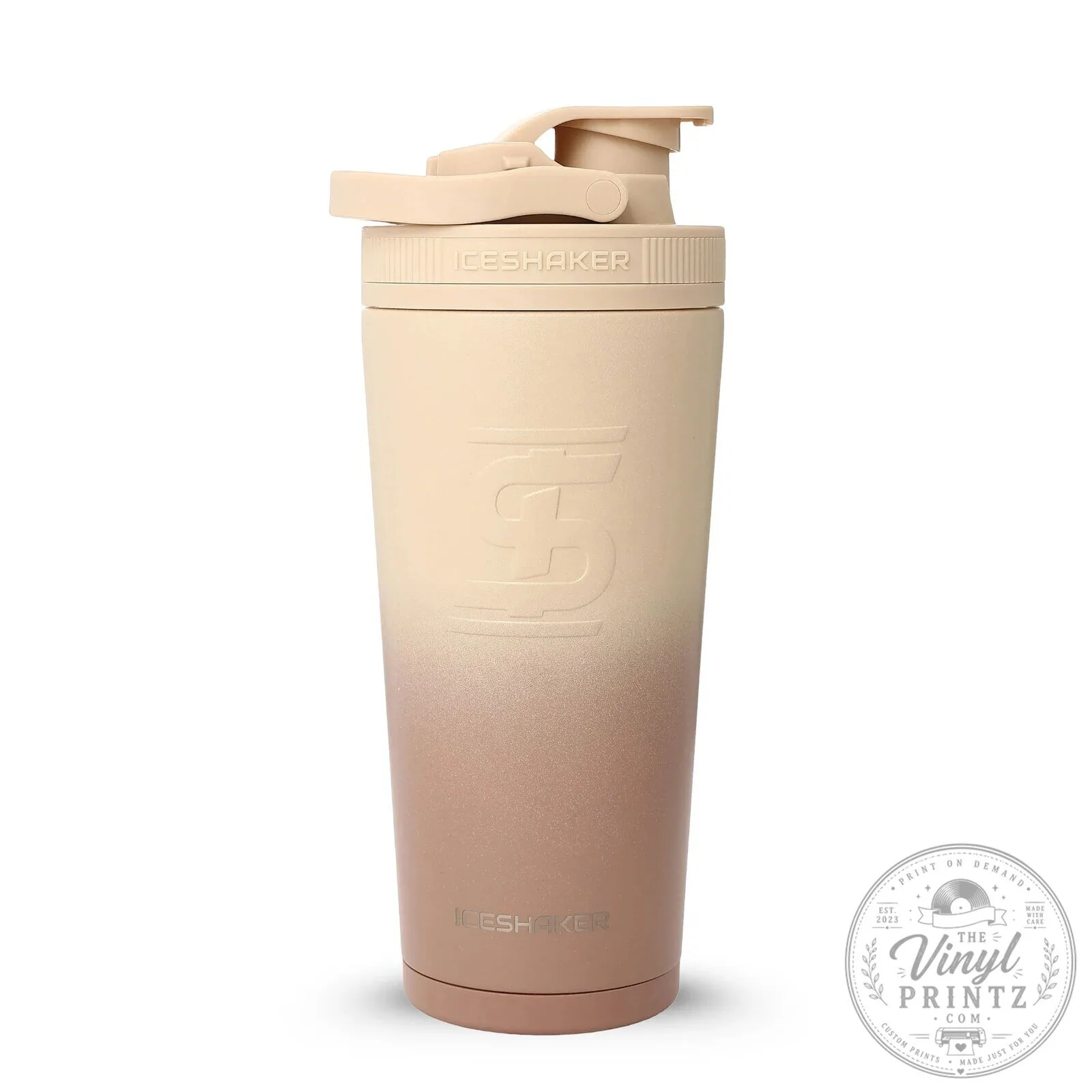 Mocha Ombre Insulated Stainless Steel Protein Shaker Bottle 5 Mocha Ombre Insulated Stainless Steel Protein Shaker Bottle
