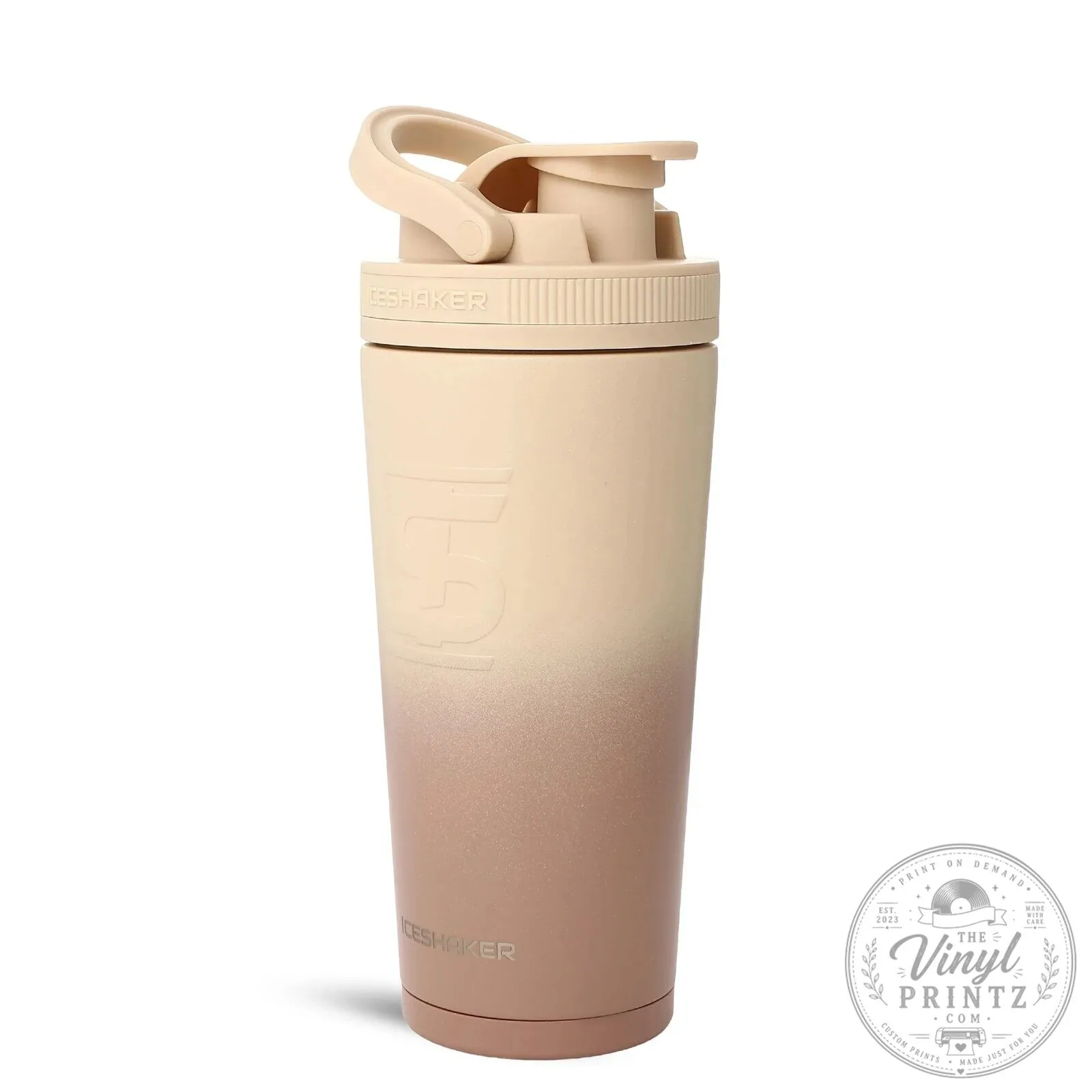 Mocha Ombre Insulated Stainless Steel Protein Shaker Bottle 12 Mocha Ombre Insulated Stainless Steel Protein Shaker Bottle