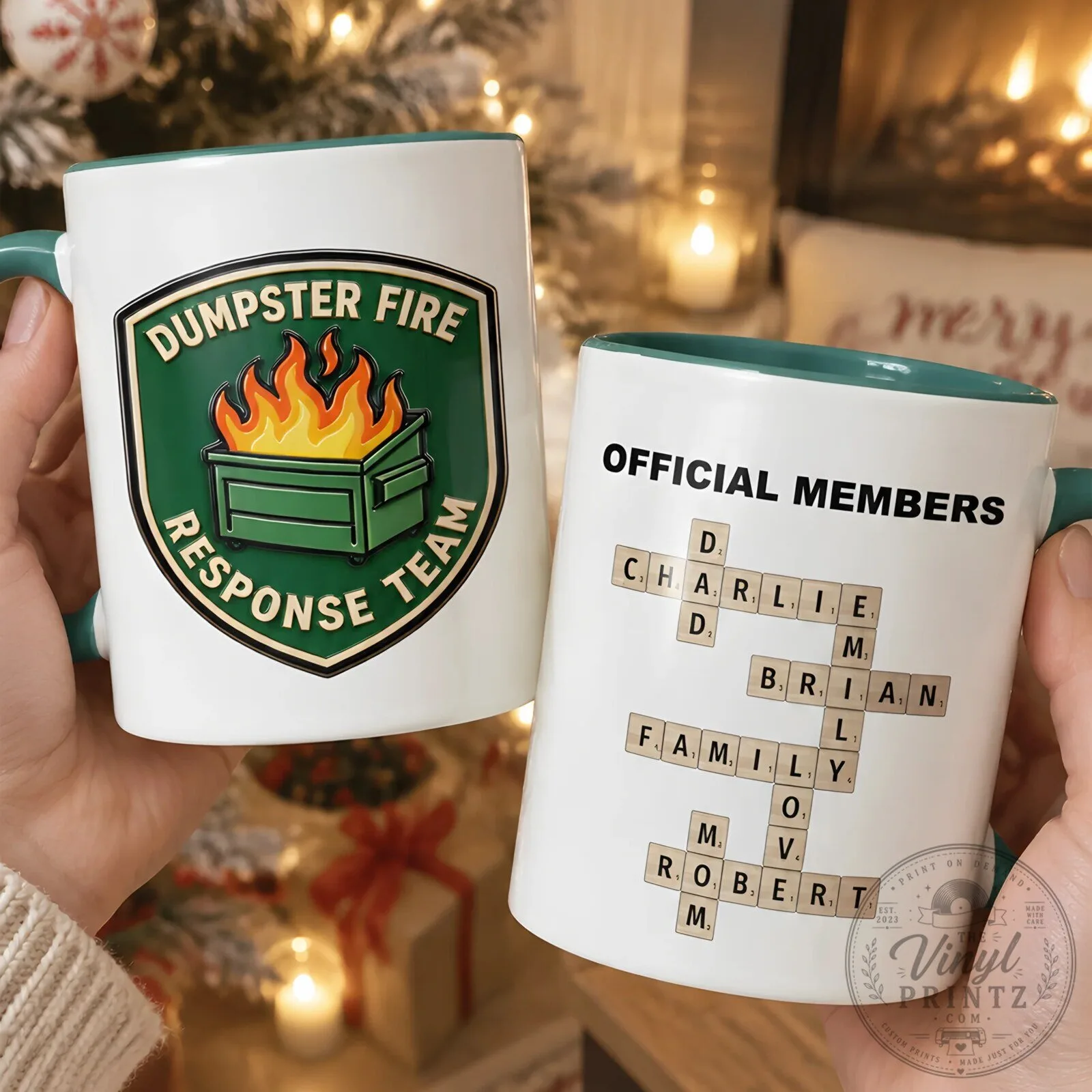 Dumpster Fire Response Team Official Members Personalized Mug