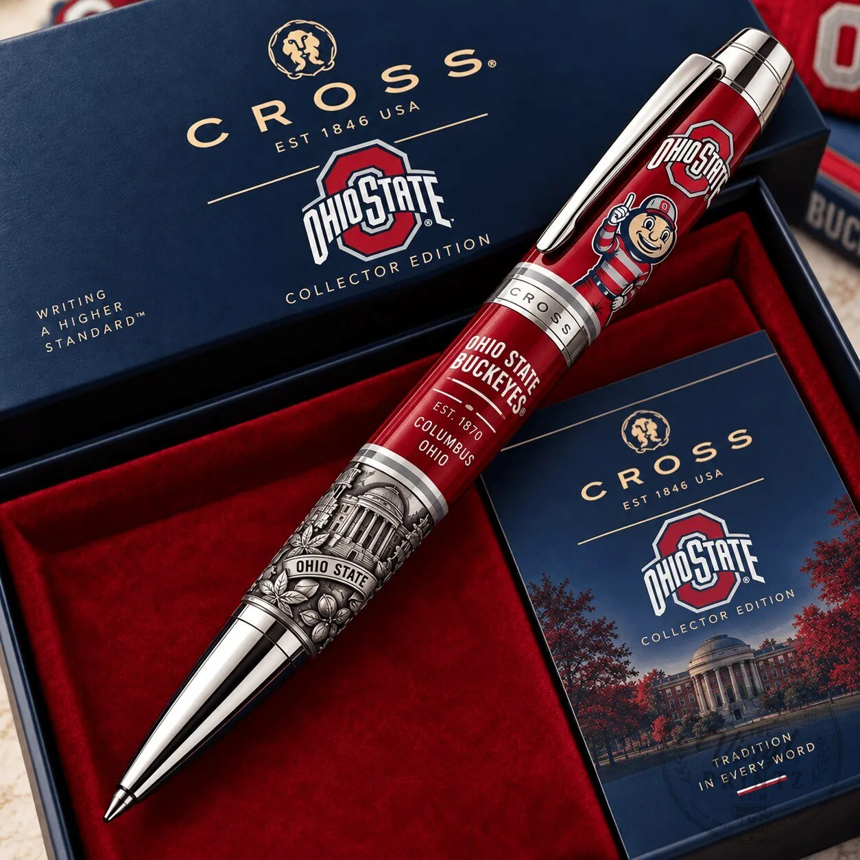 Ohio State Buckeyes Collector Edition Ballpoint Pen Gift Set