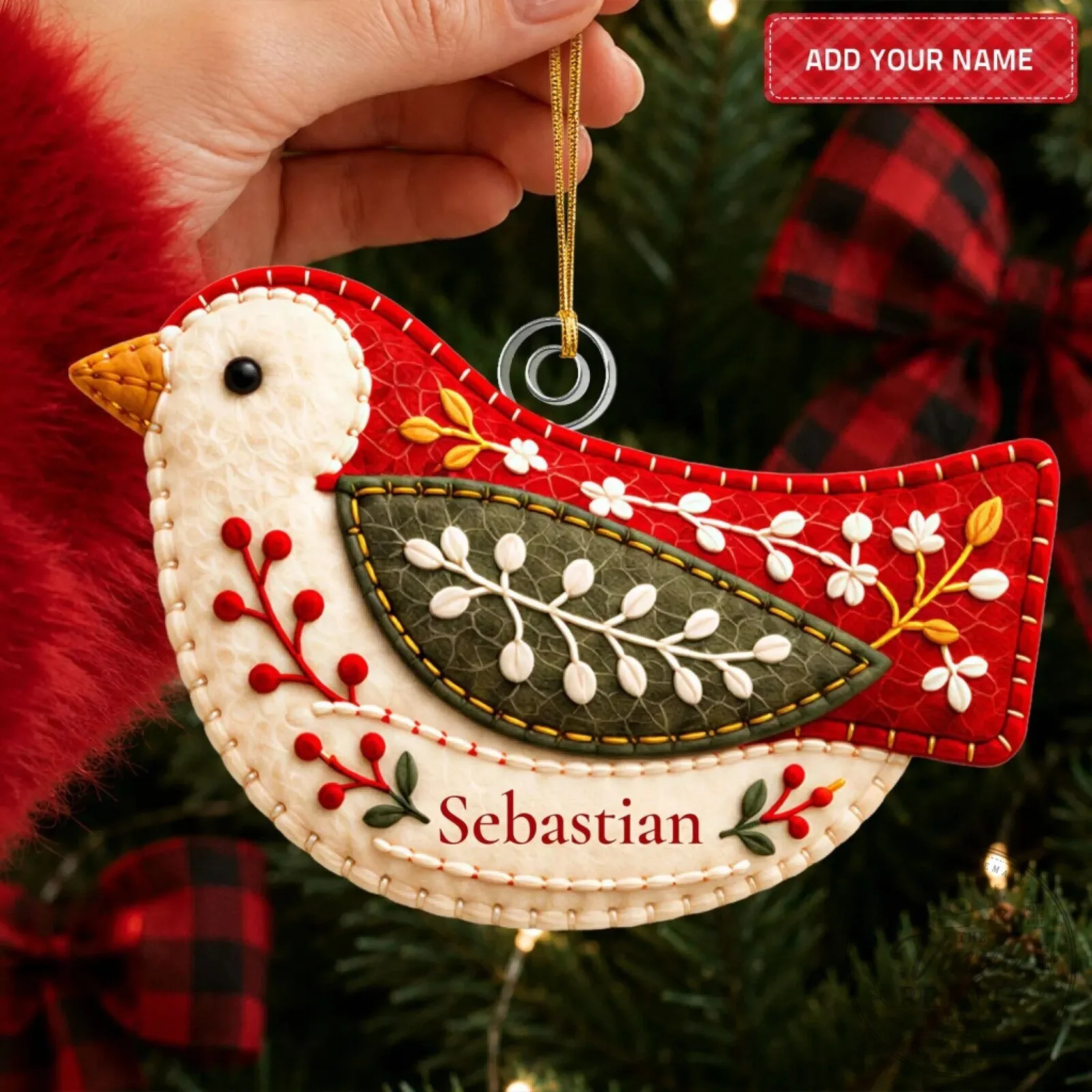 The Christmas Dala Horse - Personalized Custom Shape Mica Ornament - Christmas Gift For Family, Friends 17 The Christmas Dala Horse - Personalized Custom Shape Mica Ornament - Christmas Gift For Family, Friends