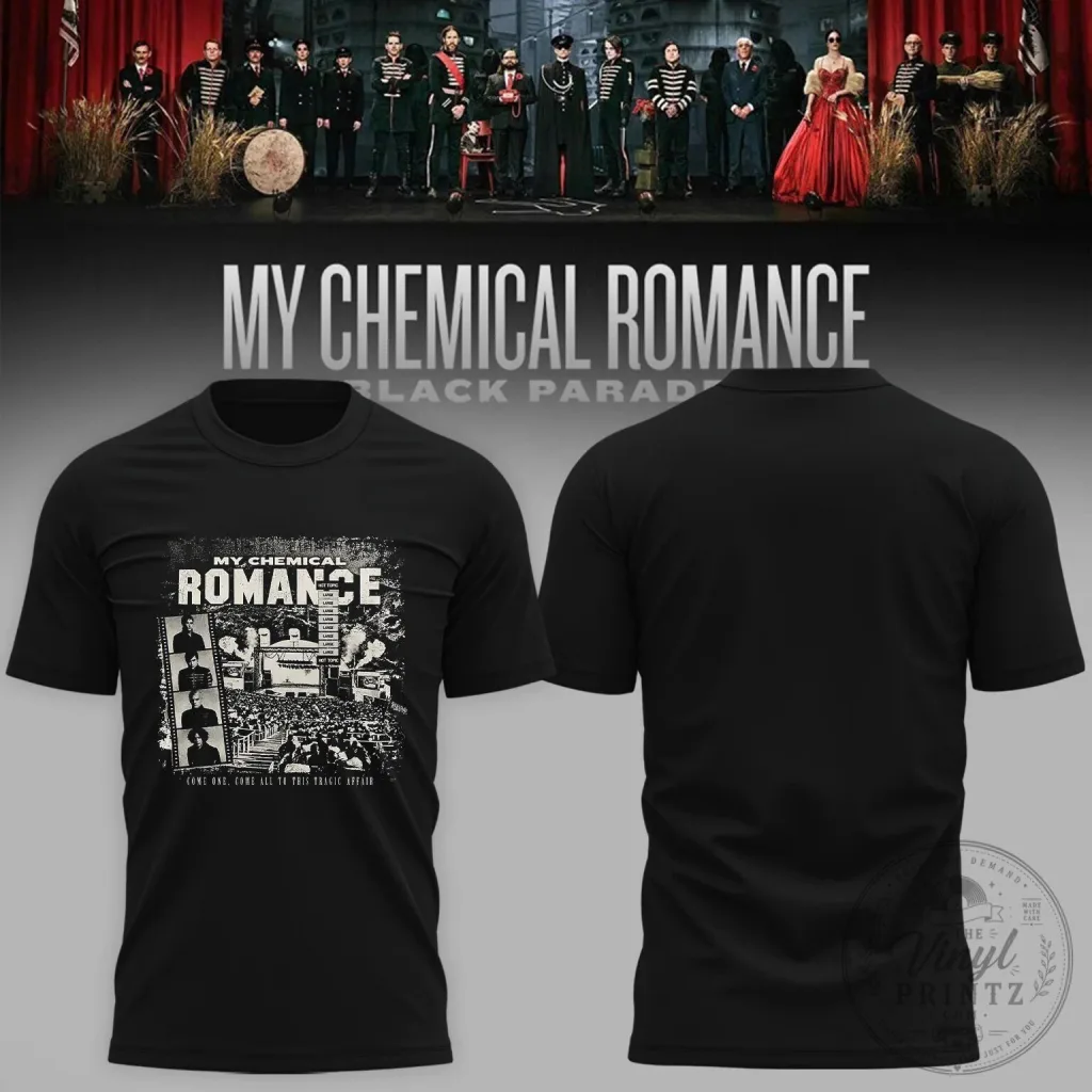 My Chemical Romance Los Angeles Black Parade Concert T-Shirt My Chemical Romance Los Angeles Black Parade Concert T-Shirt