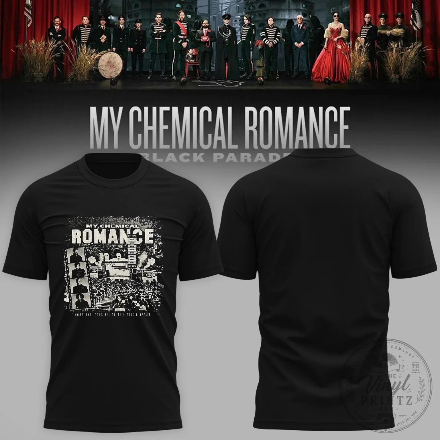 My Chemical Romance Los Angeles Black Parade Concert T-Shirt