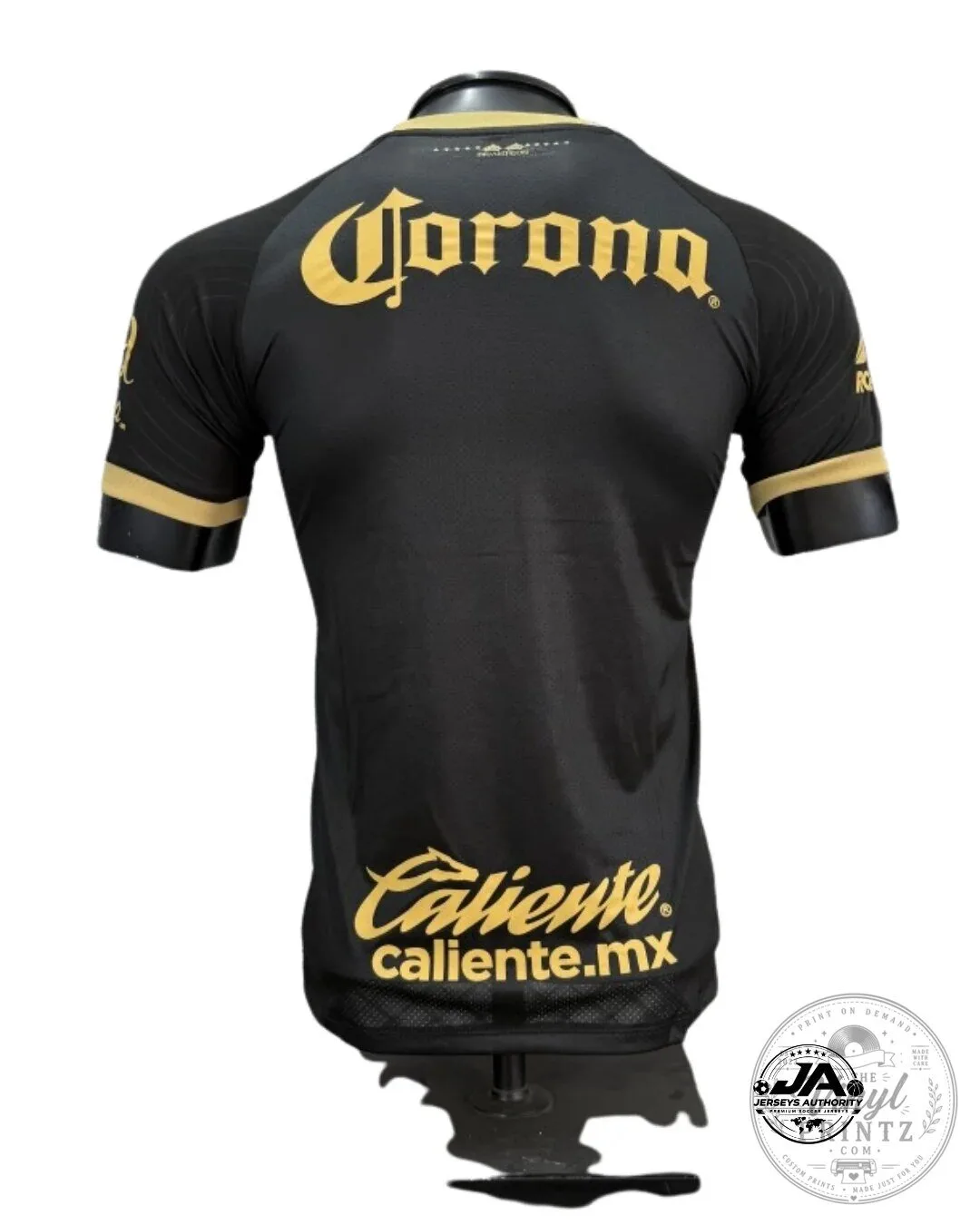 Deportivo Toluca Football Club Black Gold Away Player Jersey 13 Deportivo Toluca Football Club Black Gold Away Player Jersey