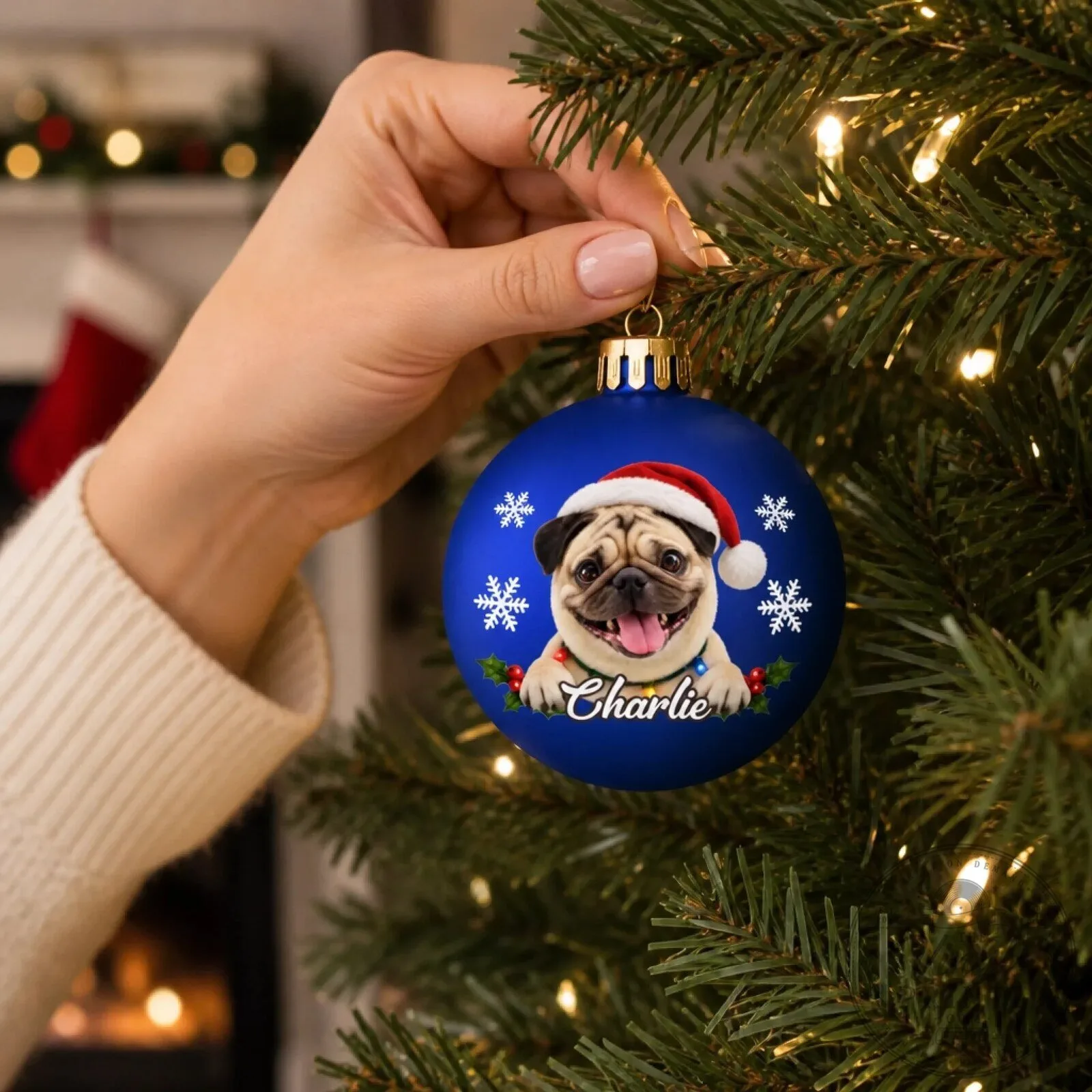 Personalized Pet Photo Christmas Ornament Custom Dog Cat Name Holiday Decor 11 Personalized Pet Photo Christmas Ornament Custom Dog Cat Name Holiday Decor