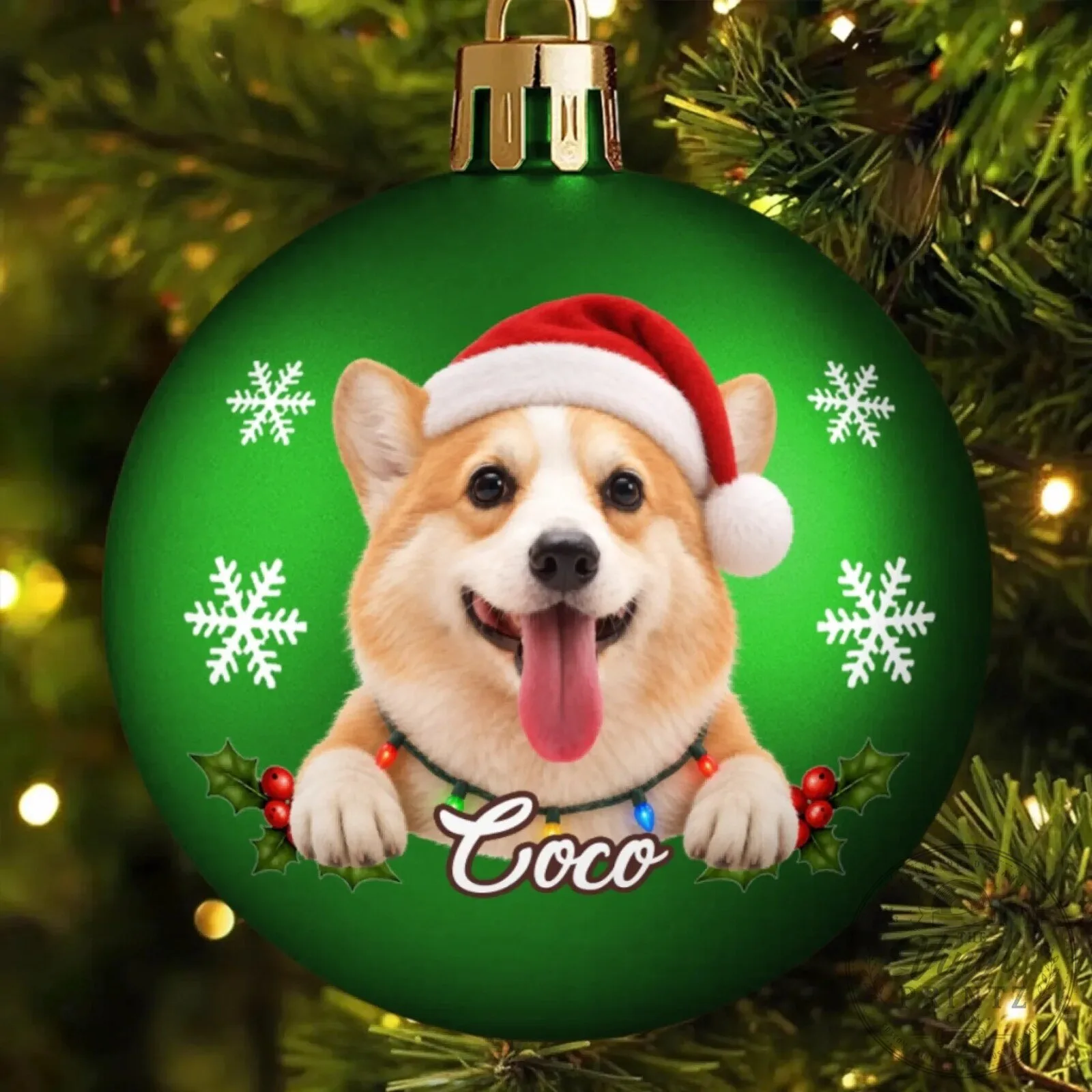 Personalized Pet Photo Christmas Ornament Custom Dog Cat Name Holiday Decor 14 Personalized Pet Photo Christmas Ornament Custom Dog Cat Name Holiday Decor