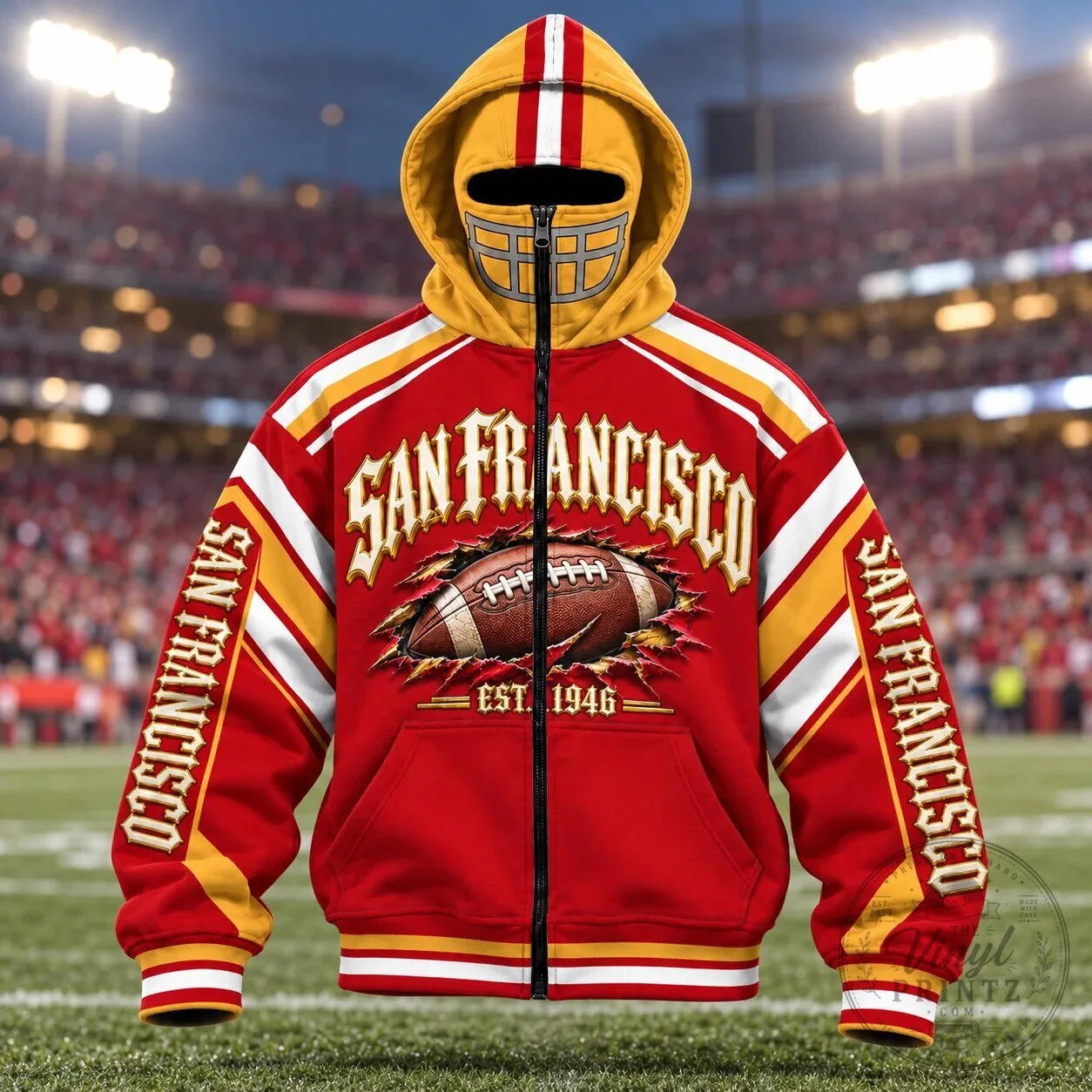 Mask Hoodie Cities Name Football Fan - Game Day Zip Hoodie 19 Mask Hoodie Cities Name Football Fan - Game Day Zip Hoodie